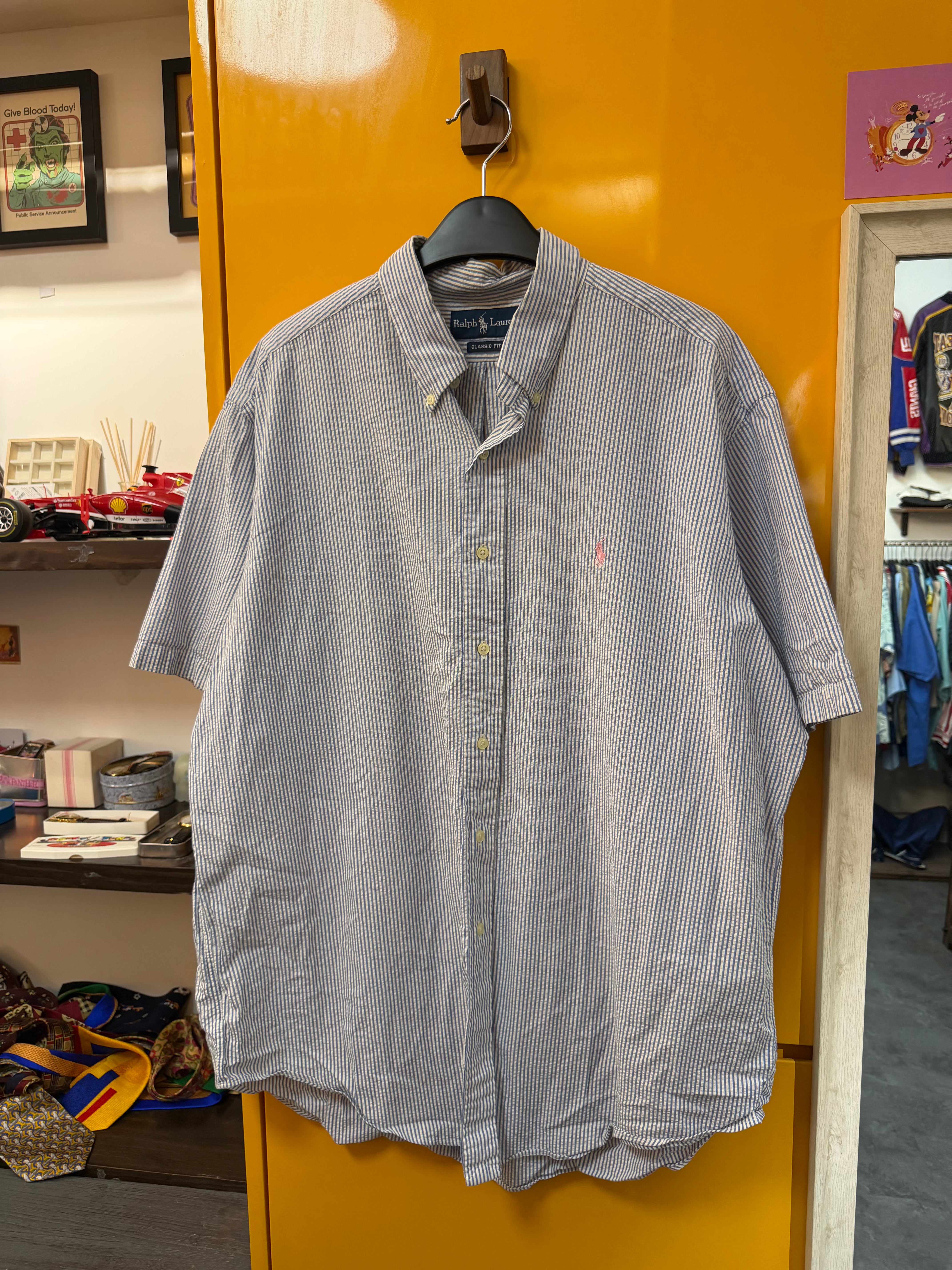 RALPH LAUREN SHORT SLEEVE SHIRT - 2XL