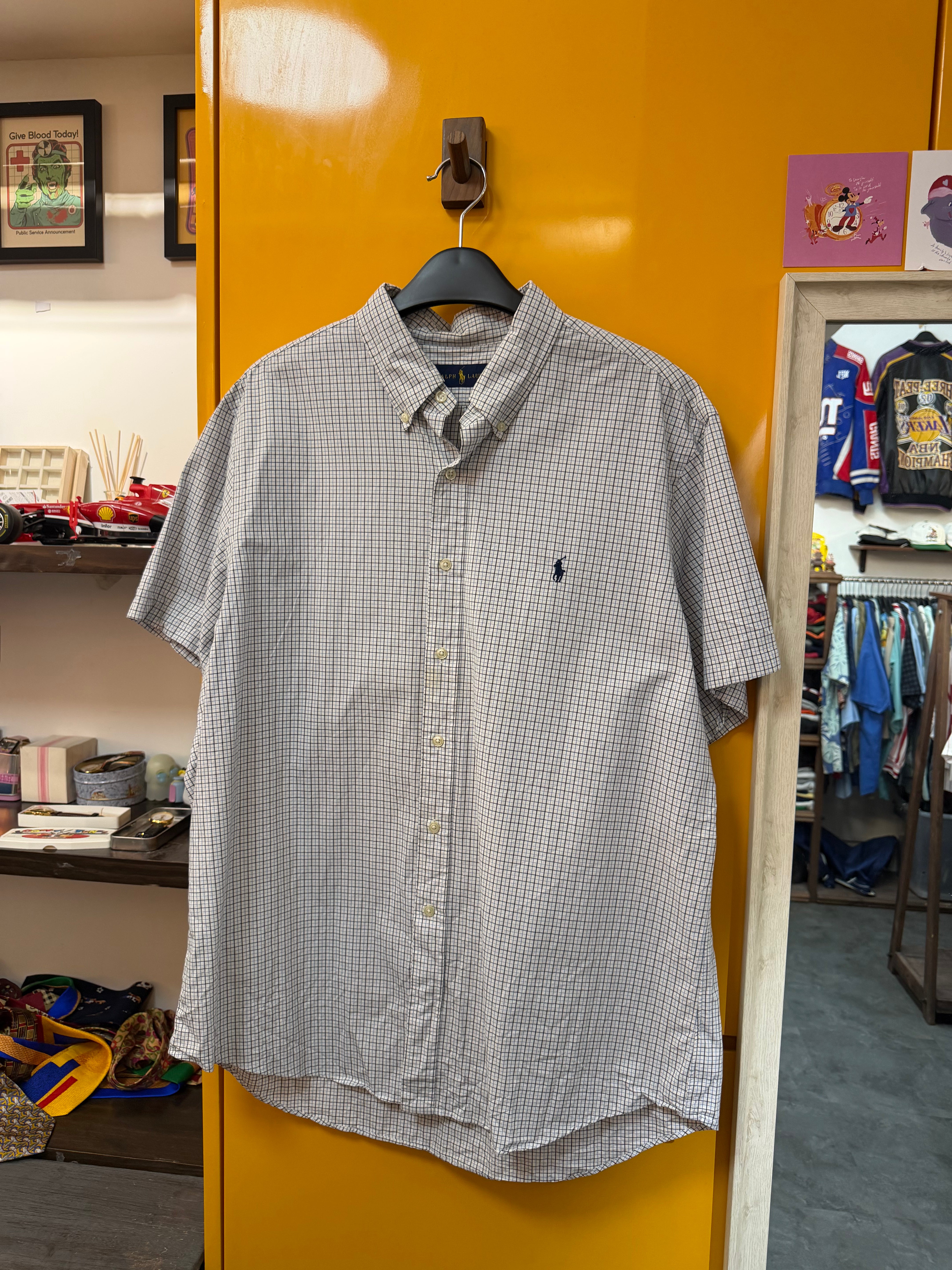 RALPH LAUREN SHORT SLEEVE SHIRT - XL