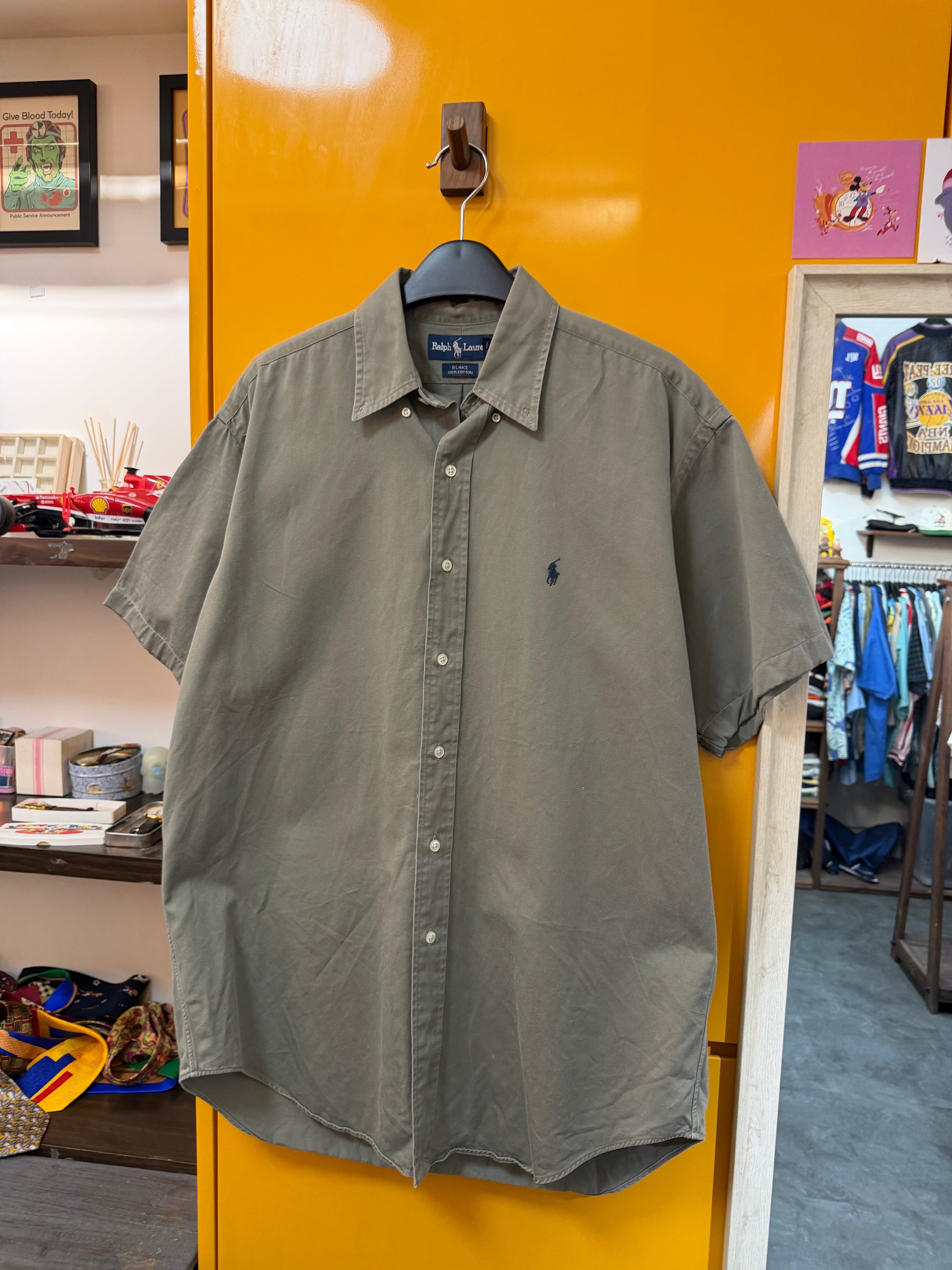RALPH LAUREN SHORT SLEEVE SHIRT - XL