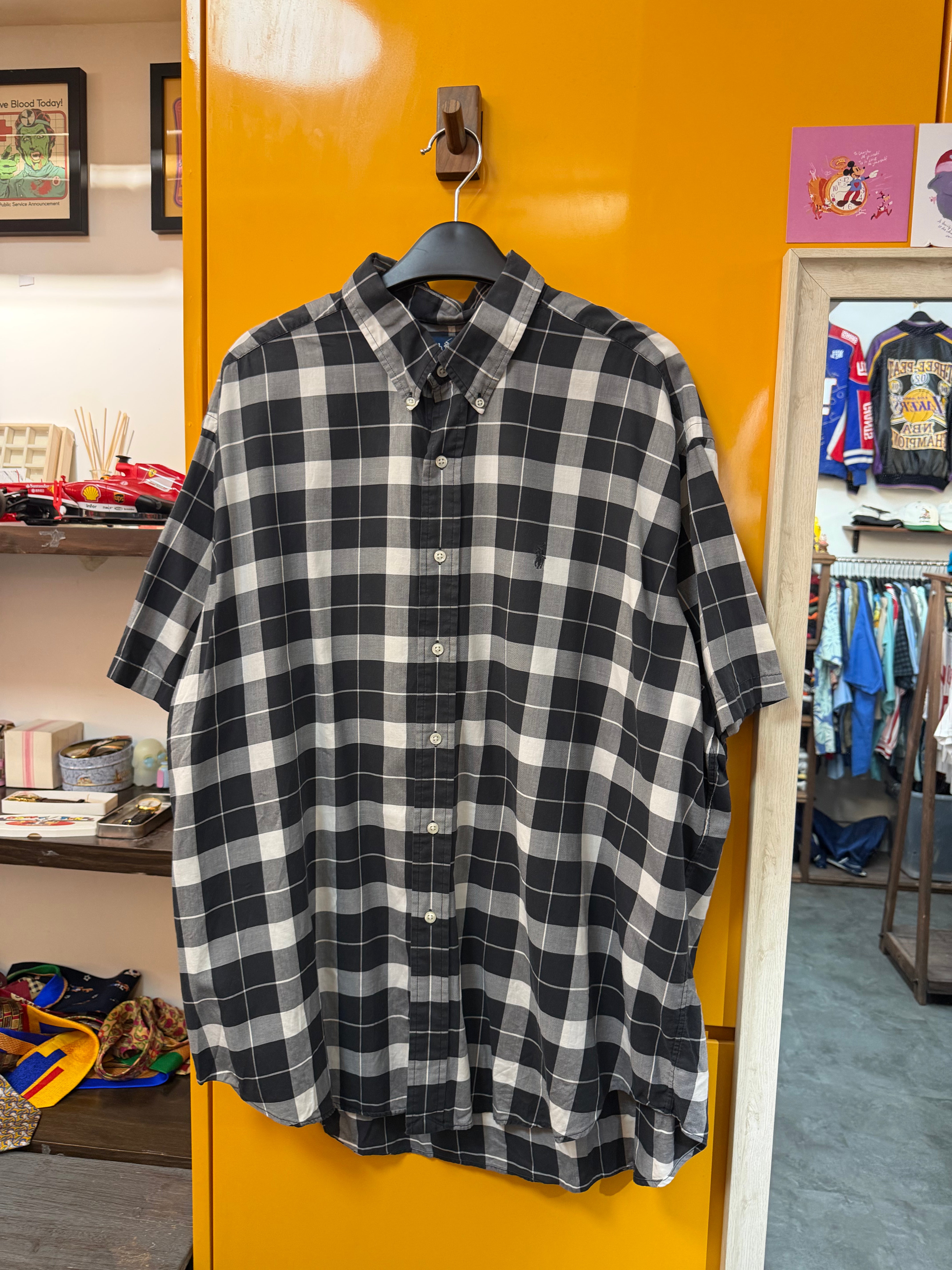 RALPH LAUREN SHORT SLEEVE SHIRT - 2XL