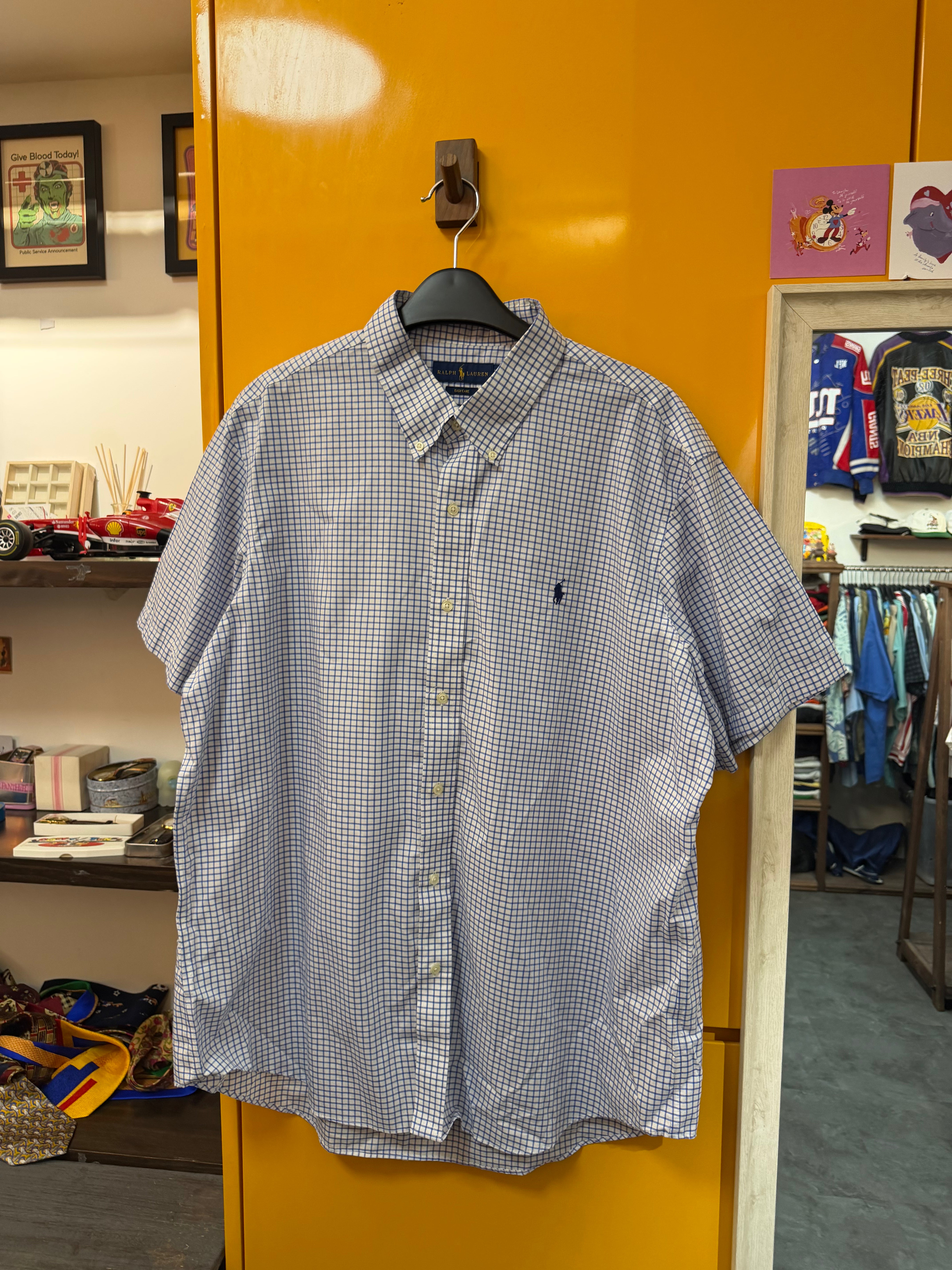 RALPH LAUREN SHORT SLEEVE SHIRT - 2XL