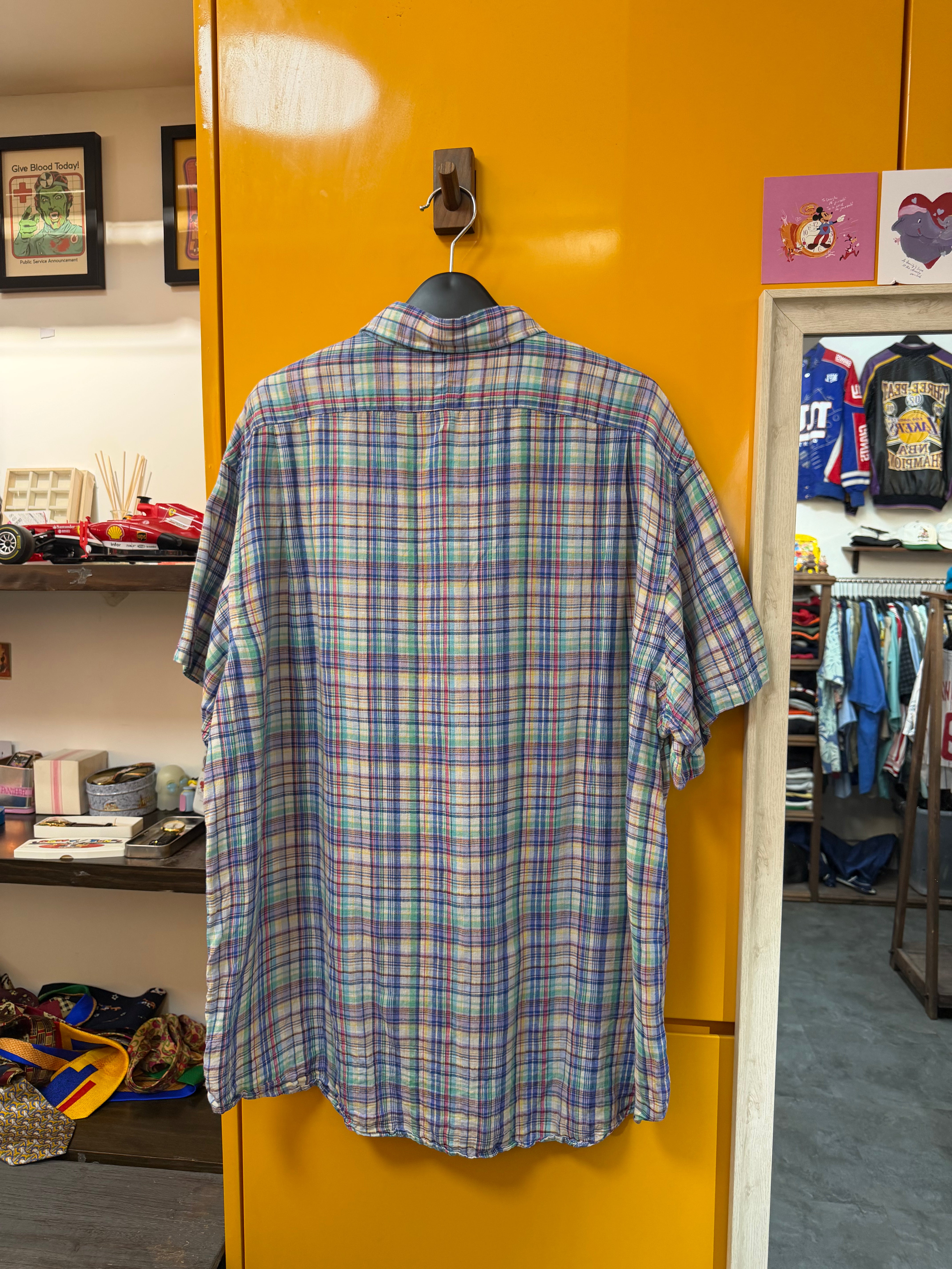 RALPH LAUREN SHORT SLEEVE SHIRT - 2XL