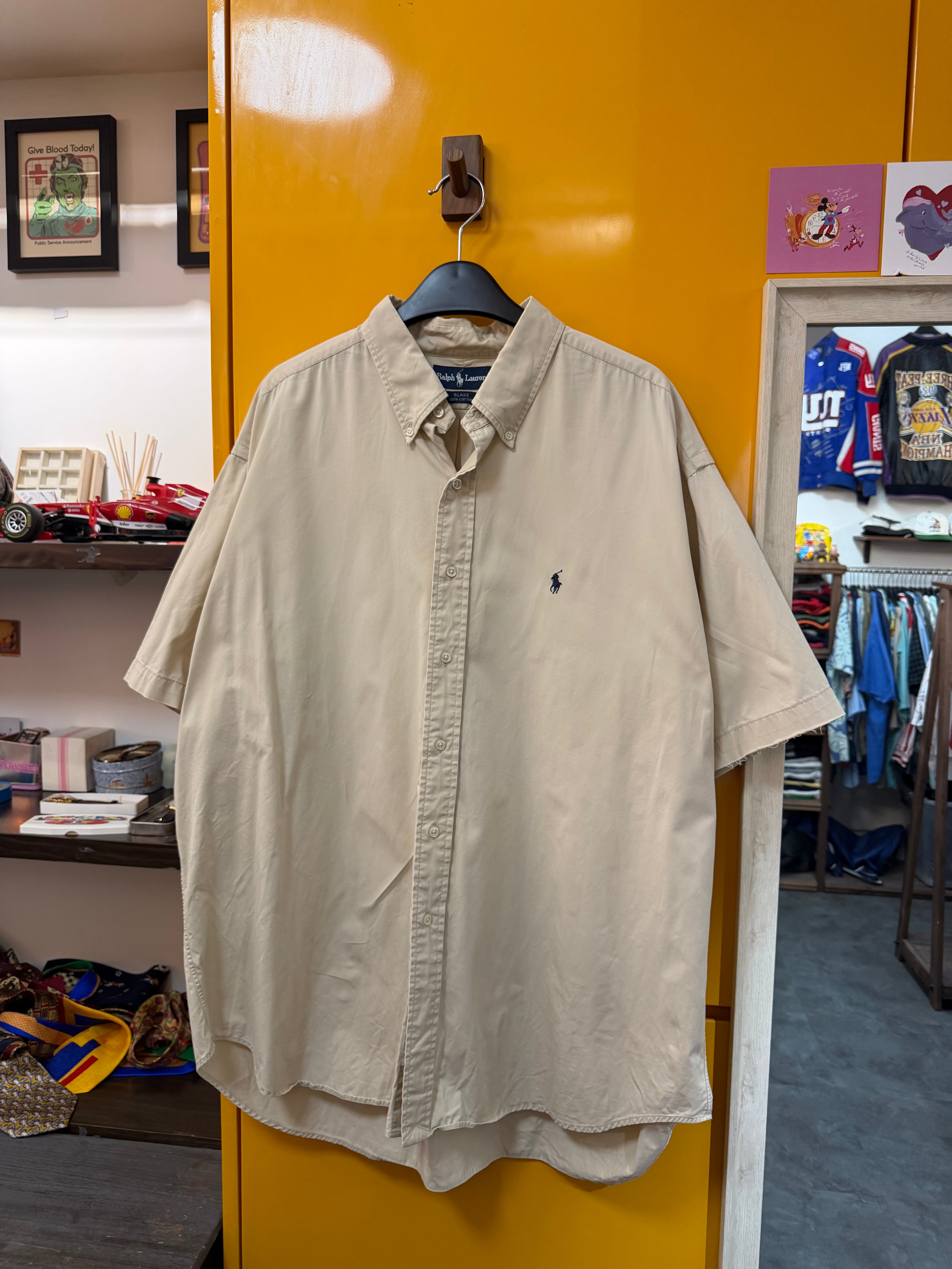 RALPH LAUREN SHORT SLEEVE SHIRT - 2XL