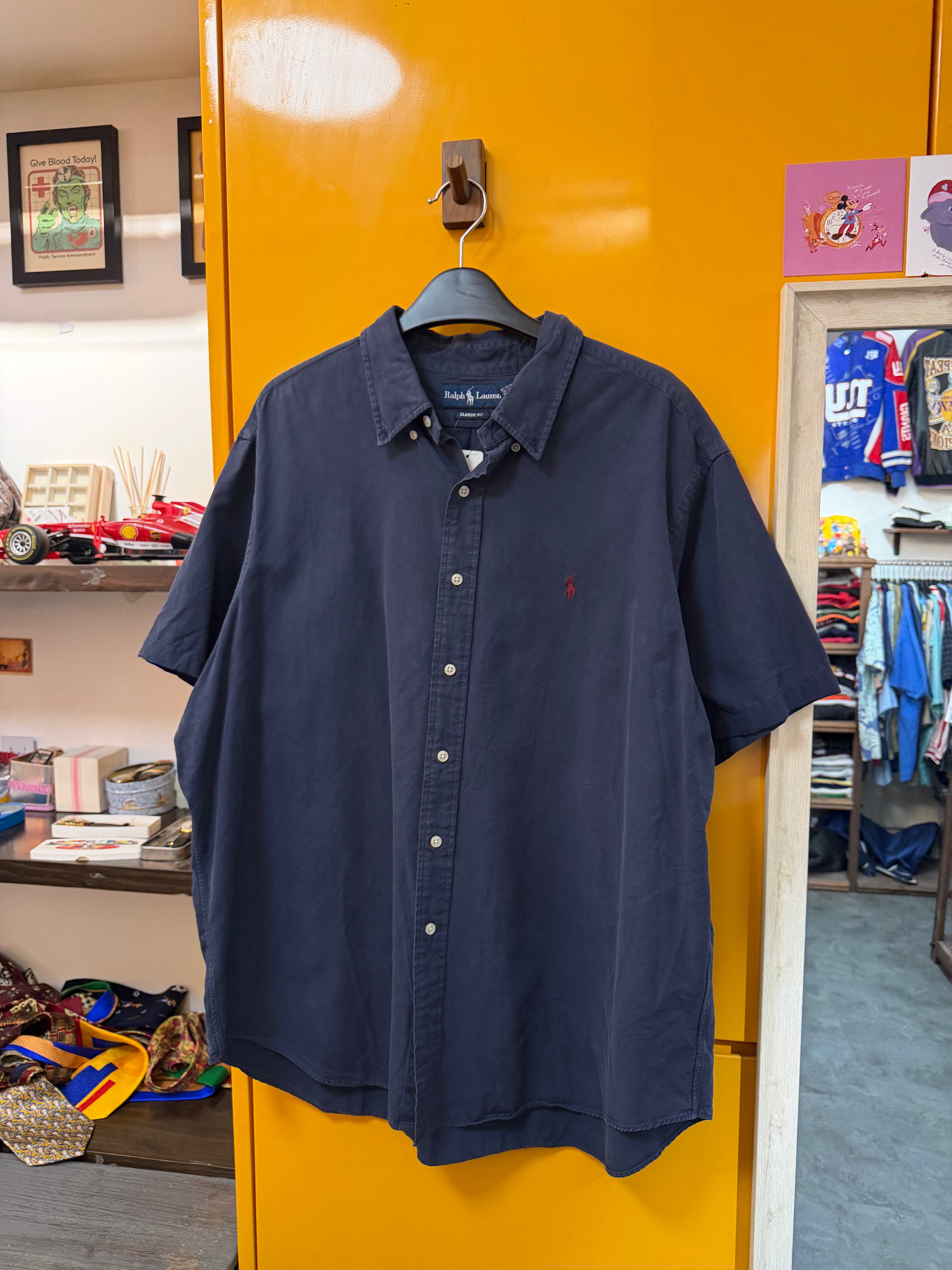 RALPH LAUREN SHORT SLEEVE SHIRT - 2XL