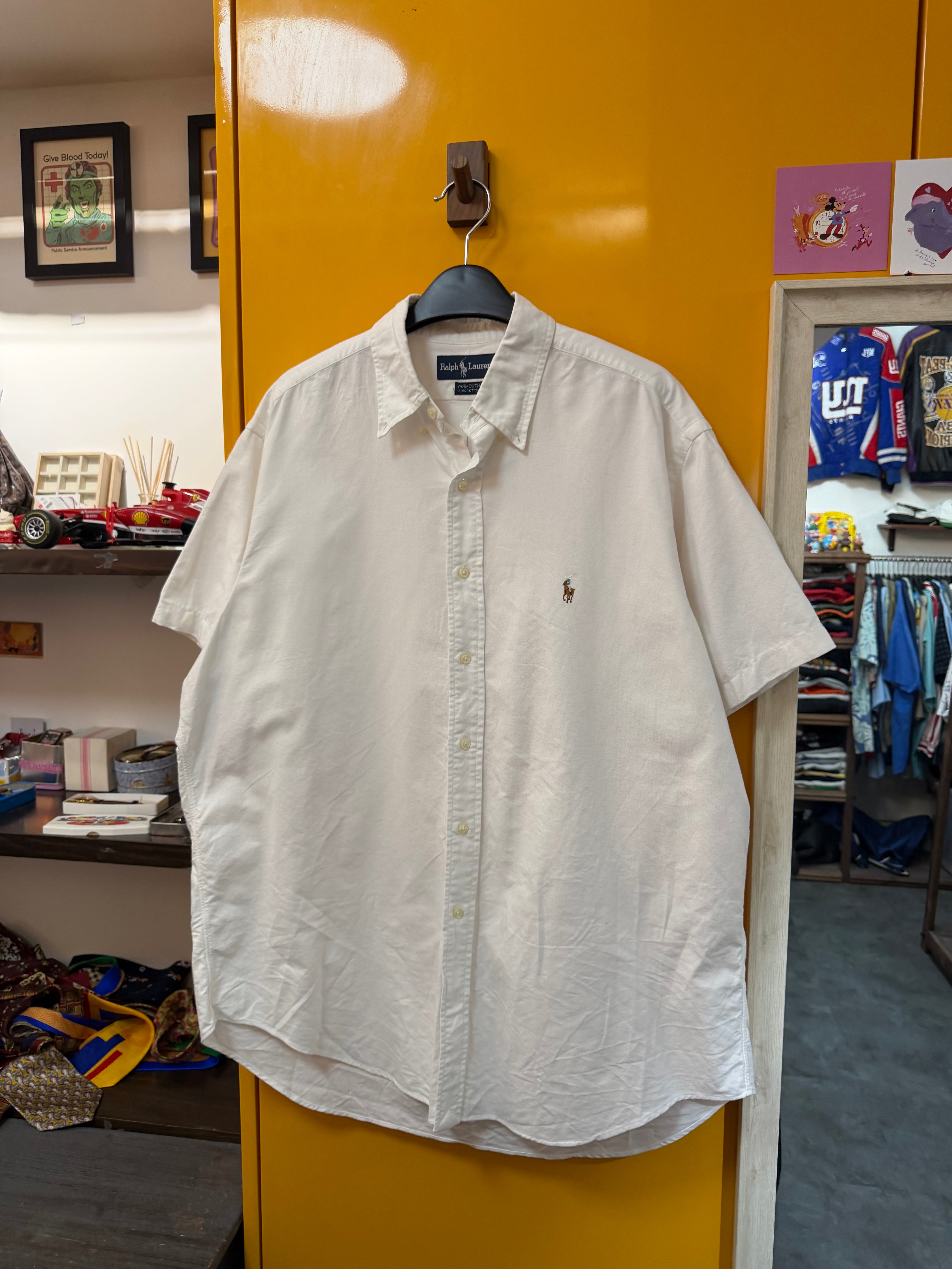 RALPH LAUREN SHORT SLEEVE SHIRT - 2XL