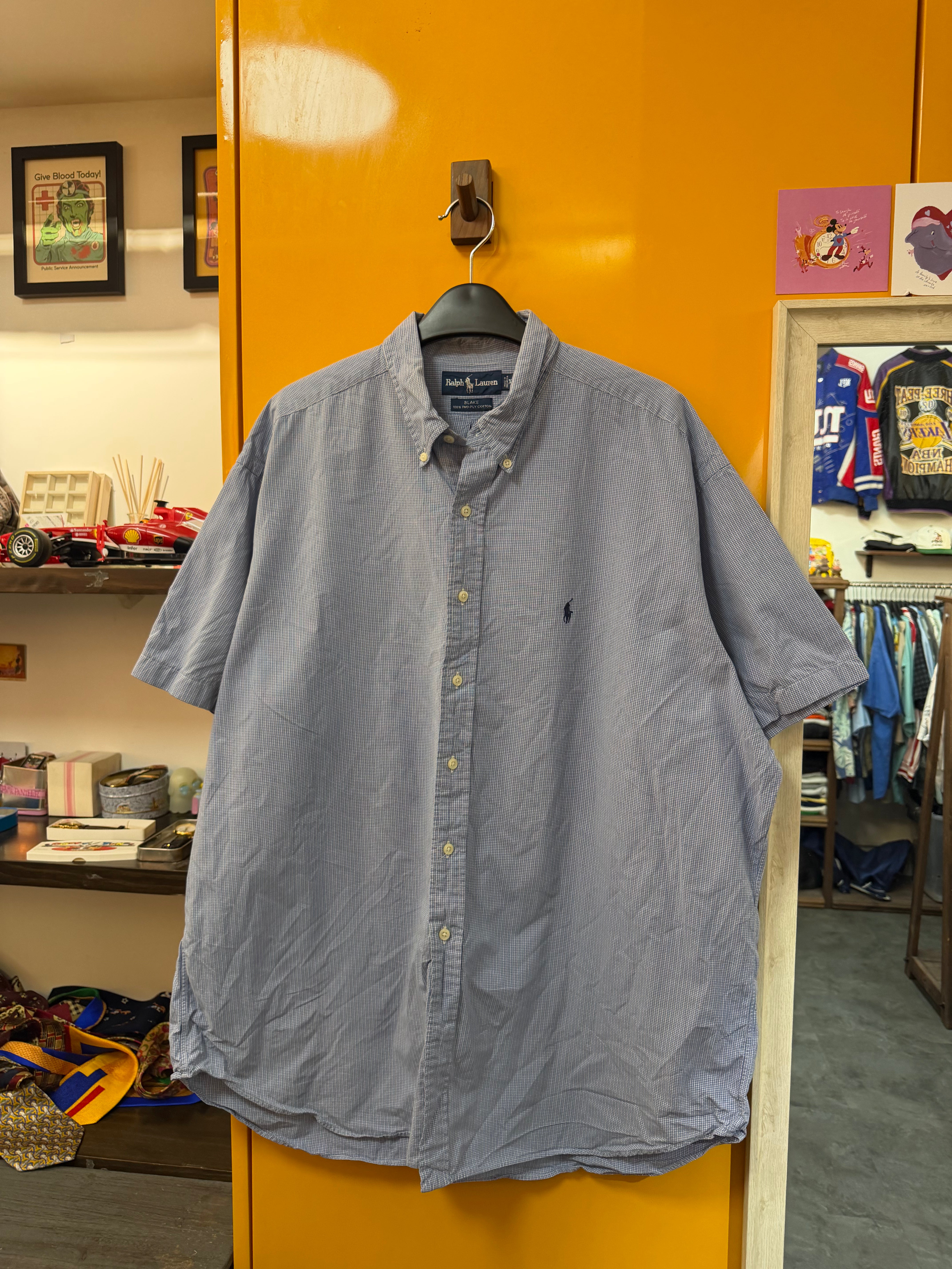 RALPH LAUREN SHORT SLEEVE SHIRT - 2XL