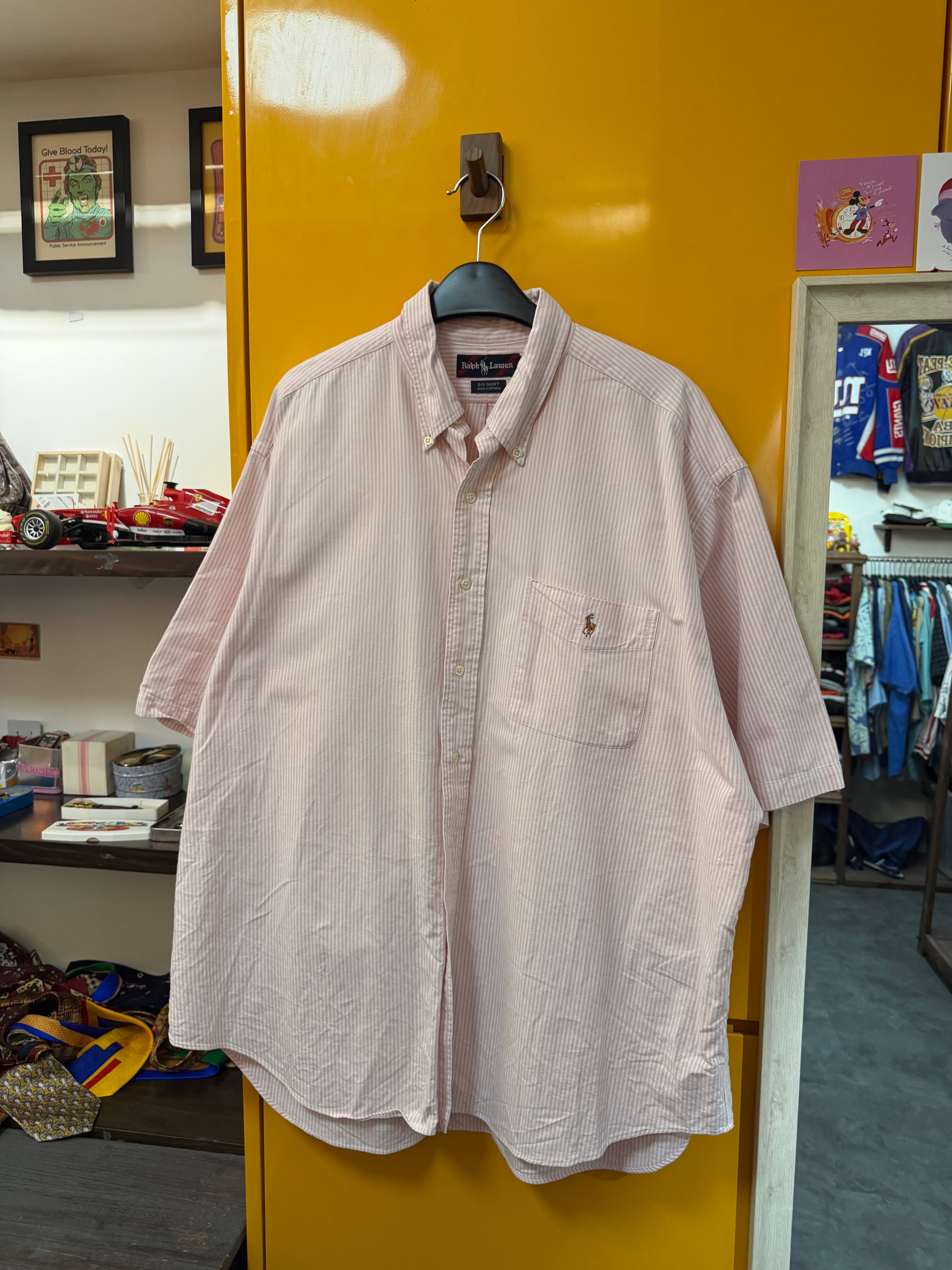 RALPH LAUREN SHORT SLEEVE SHIRT - 2XL