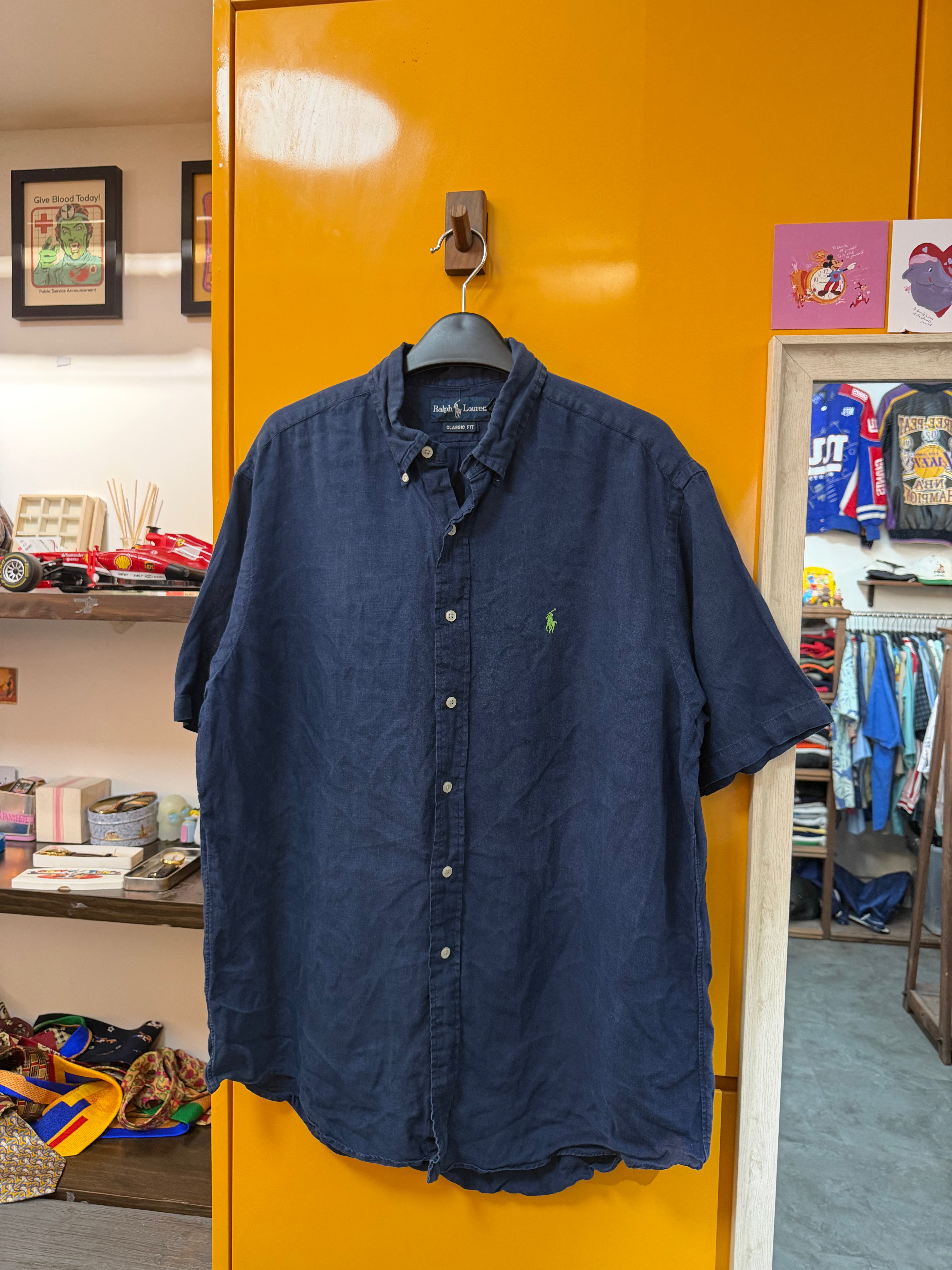 RALPH LAUREN SHORT SLEEVE SHIRT - XL