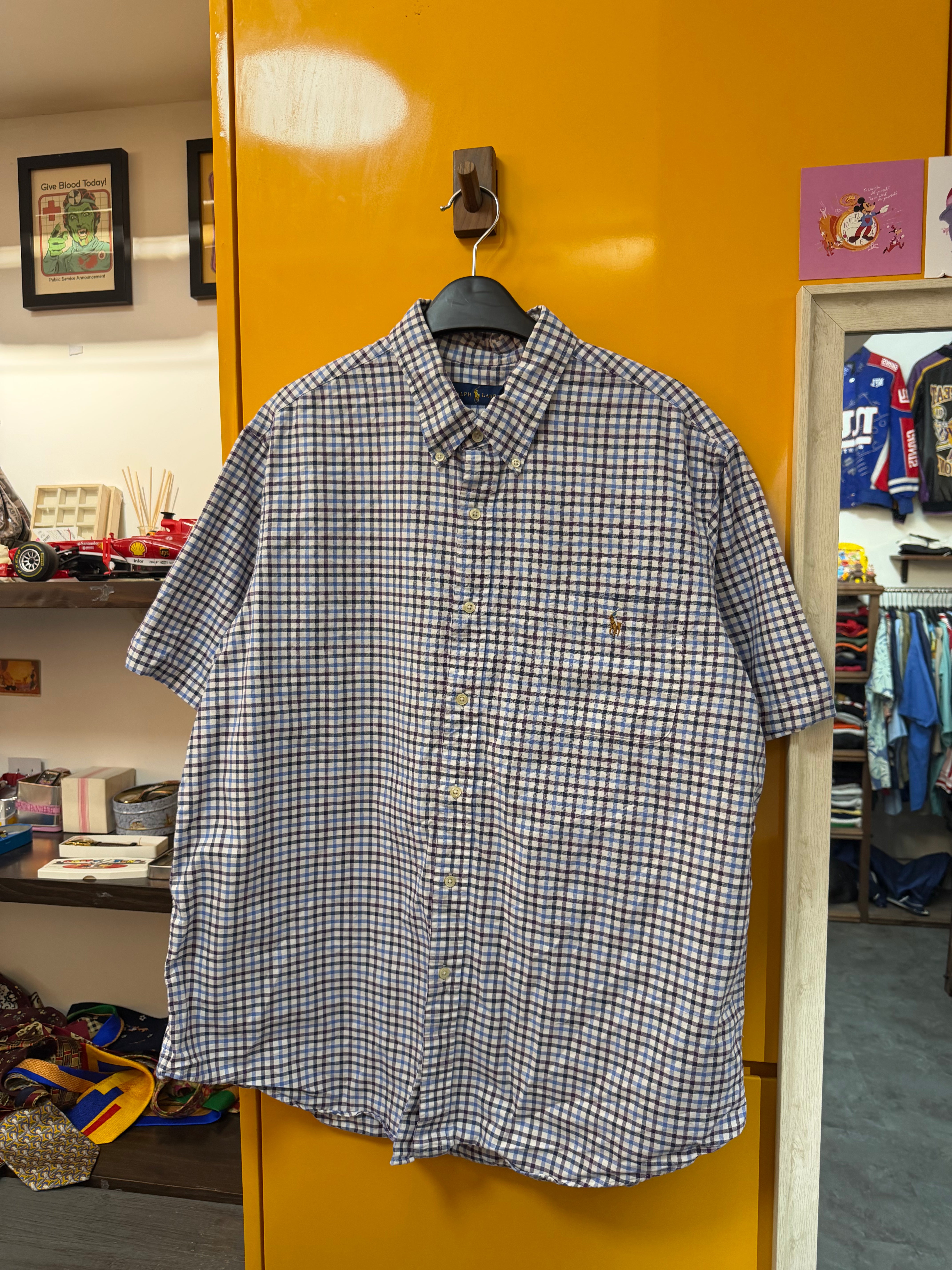 RALPH LAUREN SHORT SLEEVE SHIRT - XL