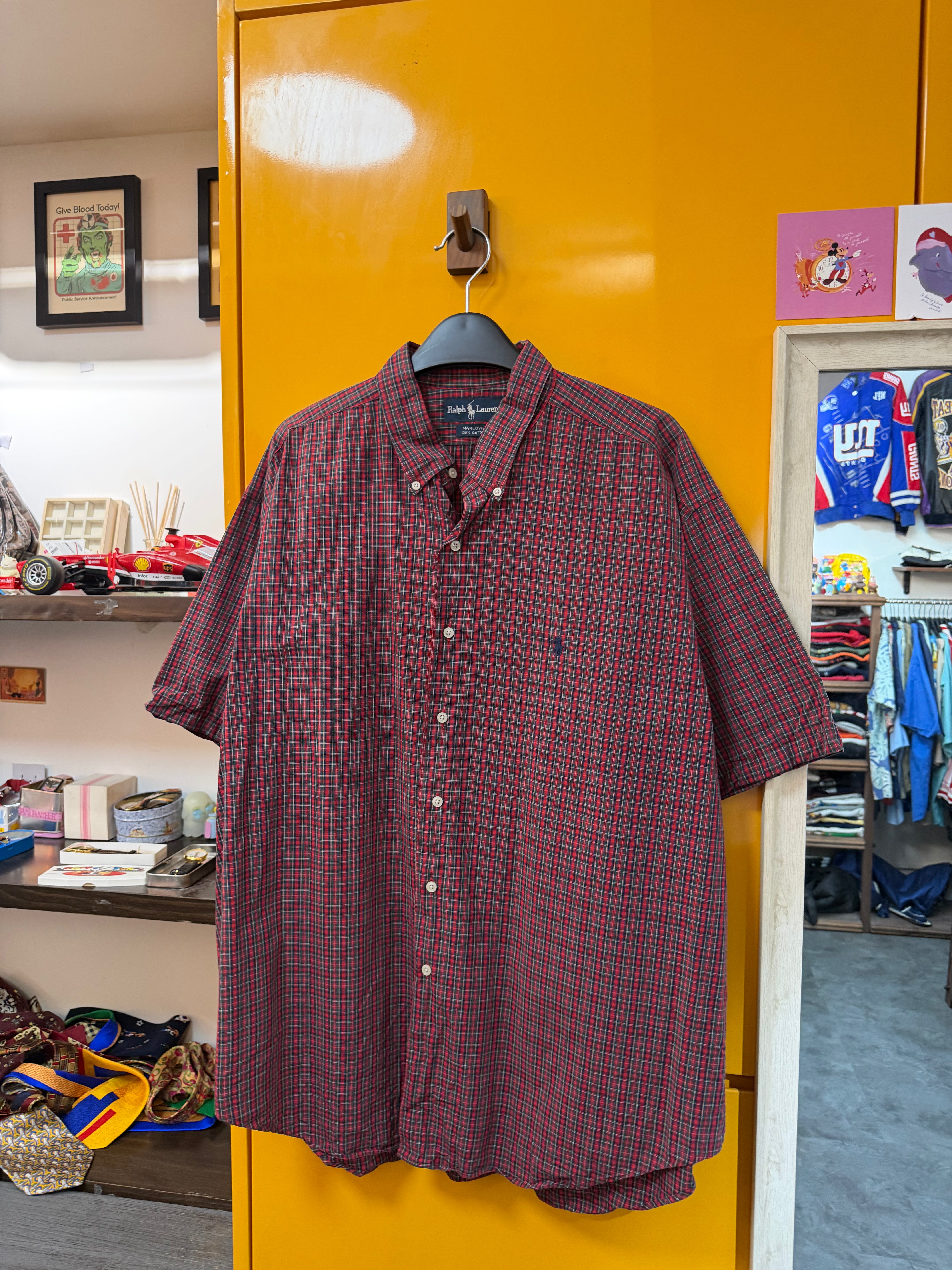 RALPH LAUREN SHORT SLEEVE SHIRT - 2XL