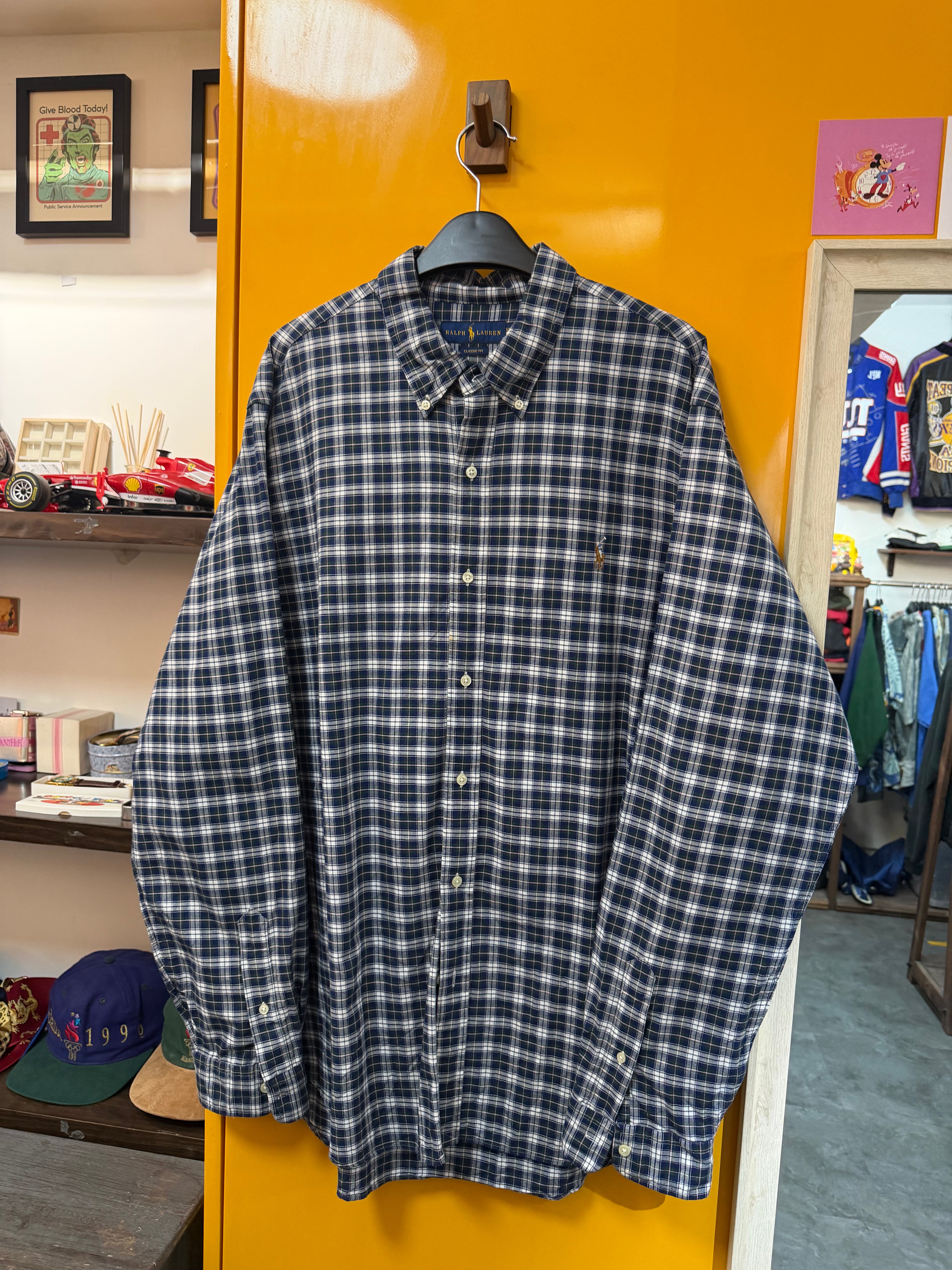 RALPH LAUREN LONG SLEEVE SHIRT - 2XL