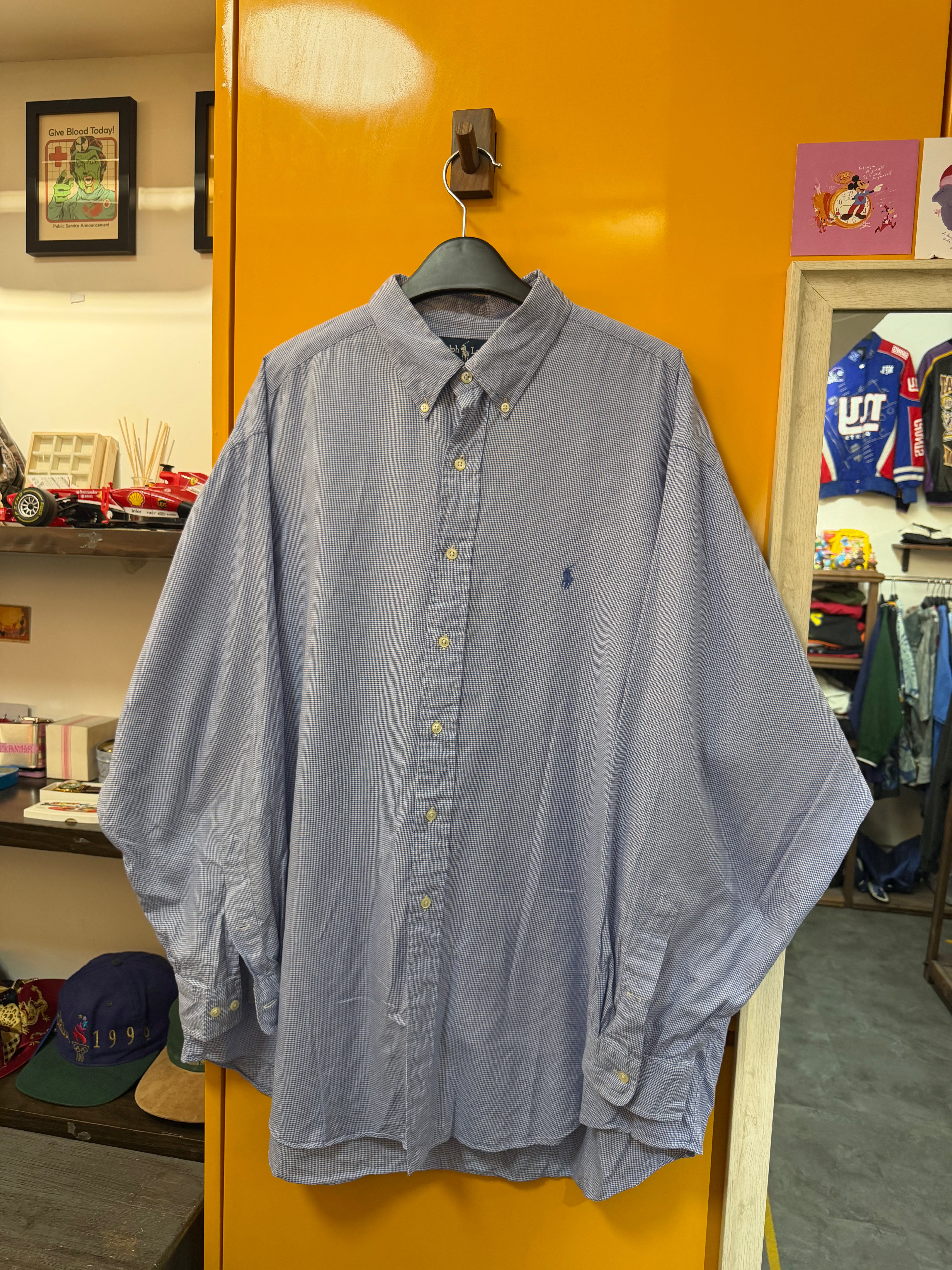 RALPH LAUREN LONG SLEEVE SHIRT - 2XL