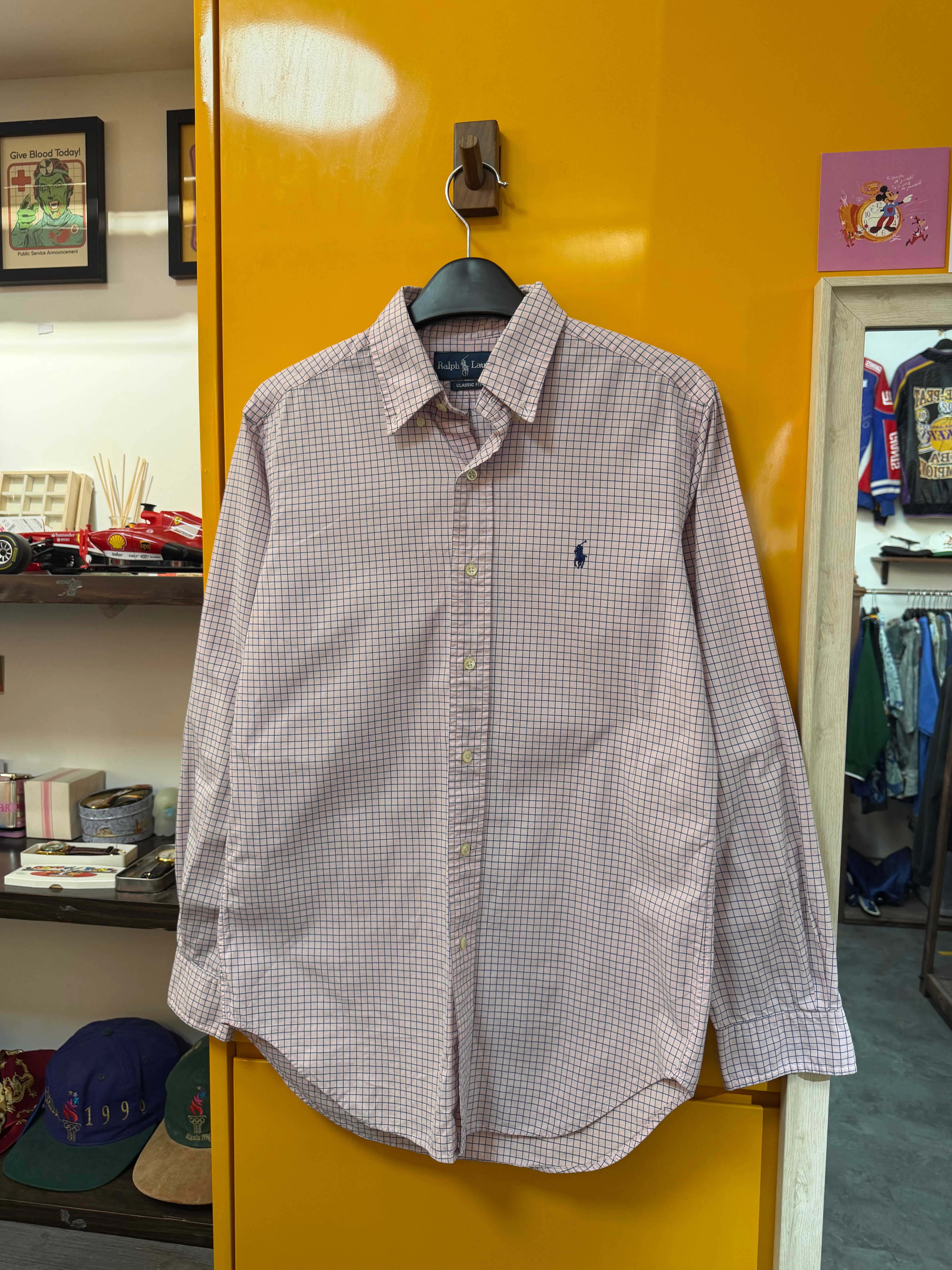 RALPH LAUREN SHORT SLEEVE SHIRT - M-L