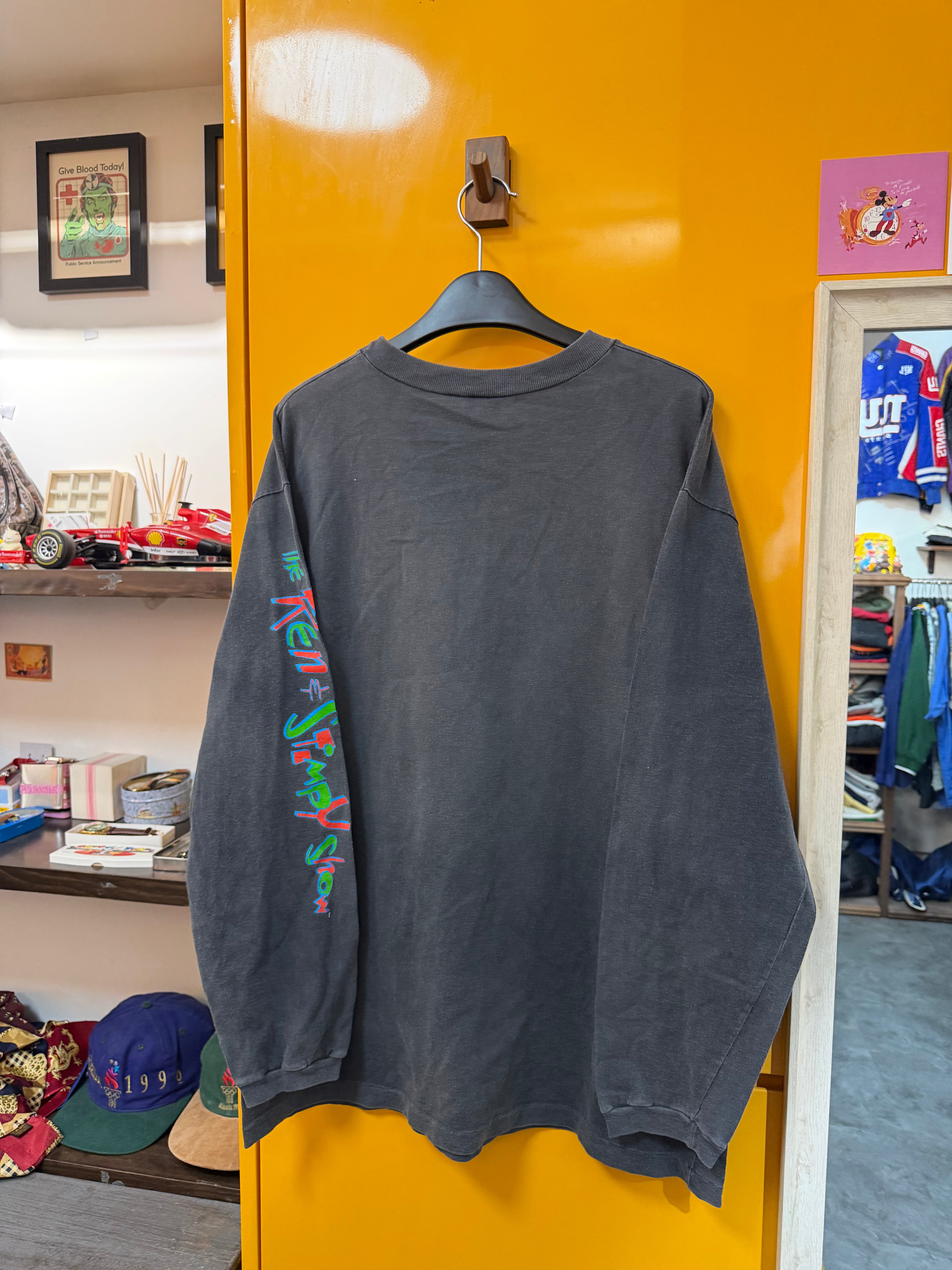 THE REN & STIMPY SHOW LONG SLEEVE TEE - L-XL
