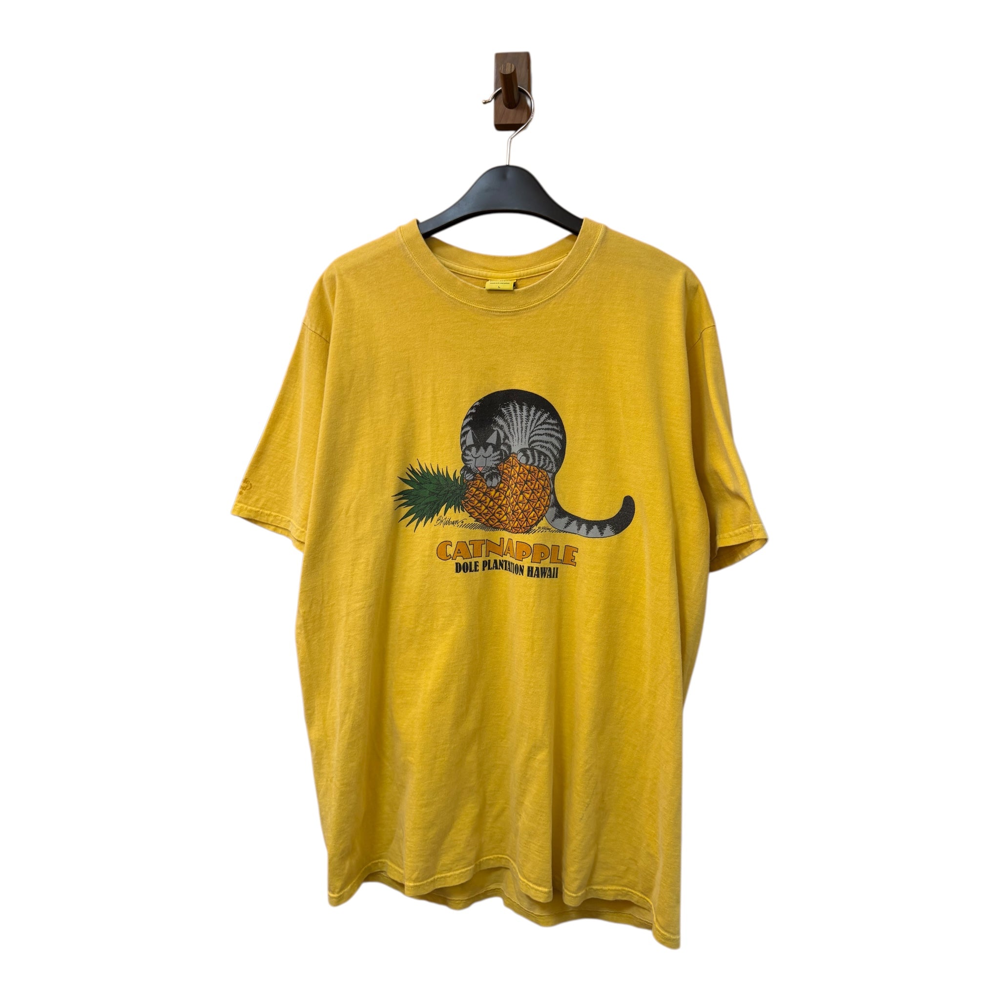 VINTAGE CATNAPPLE TEE - L