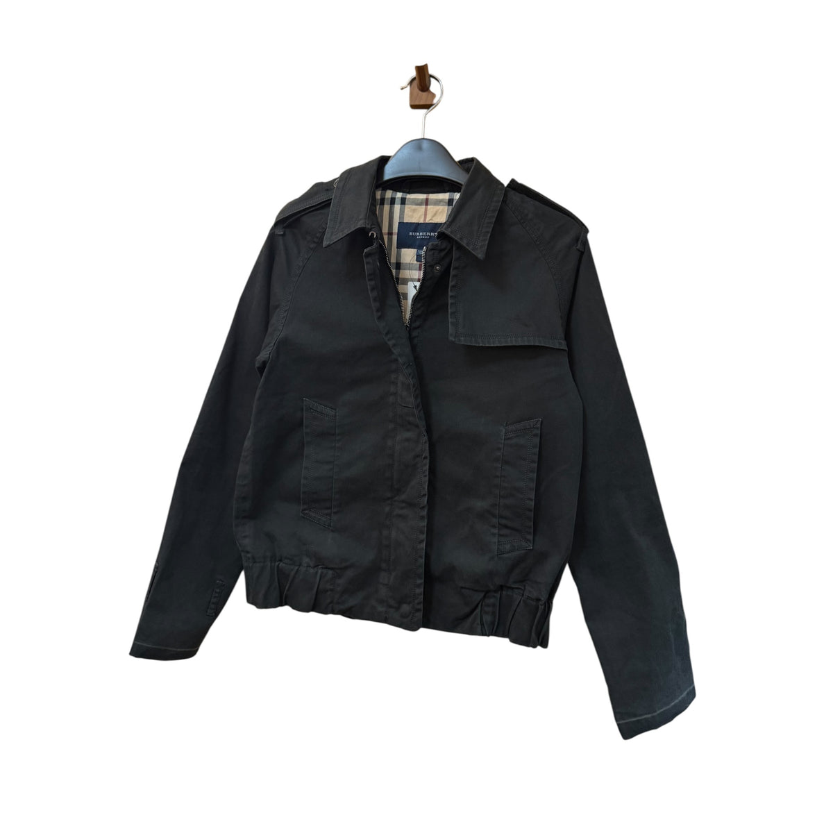BURBERRY CROP JACKET - S