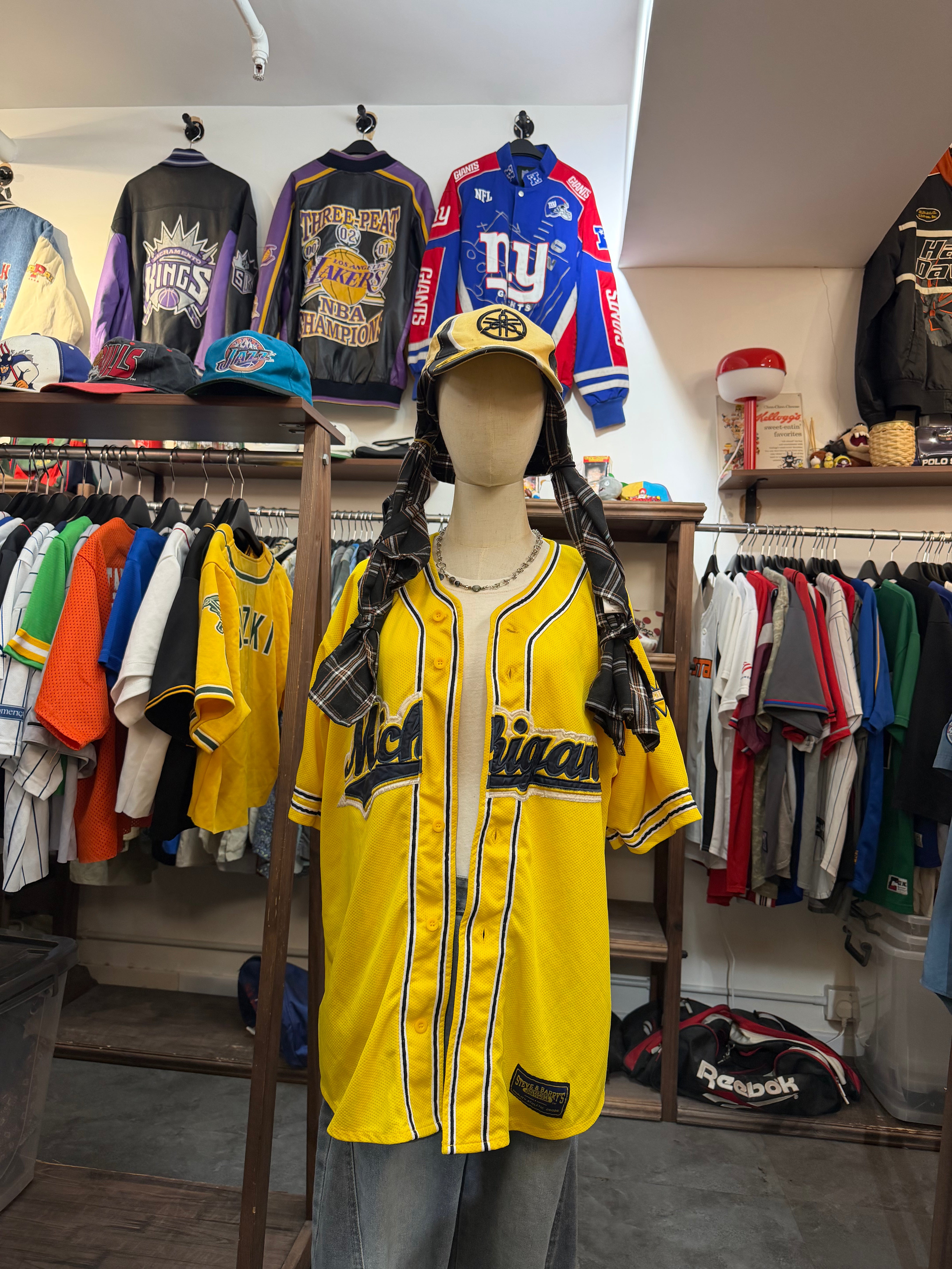 MICHIGAN BASEBALL SHIRT - L