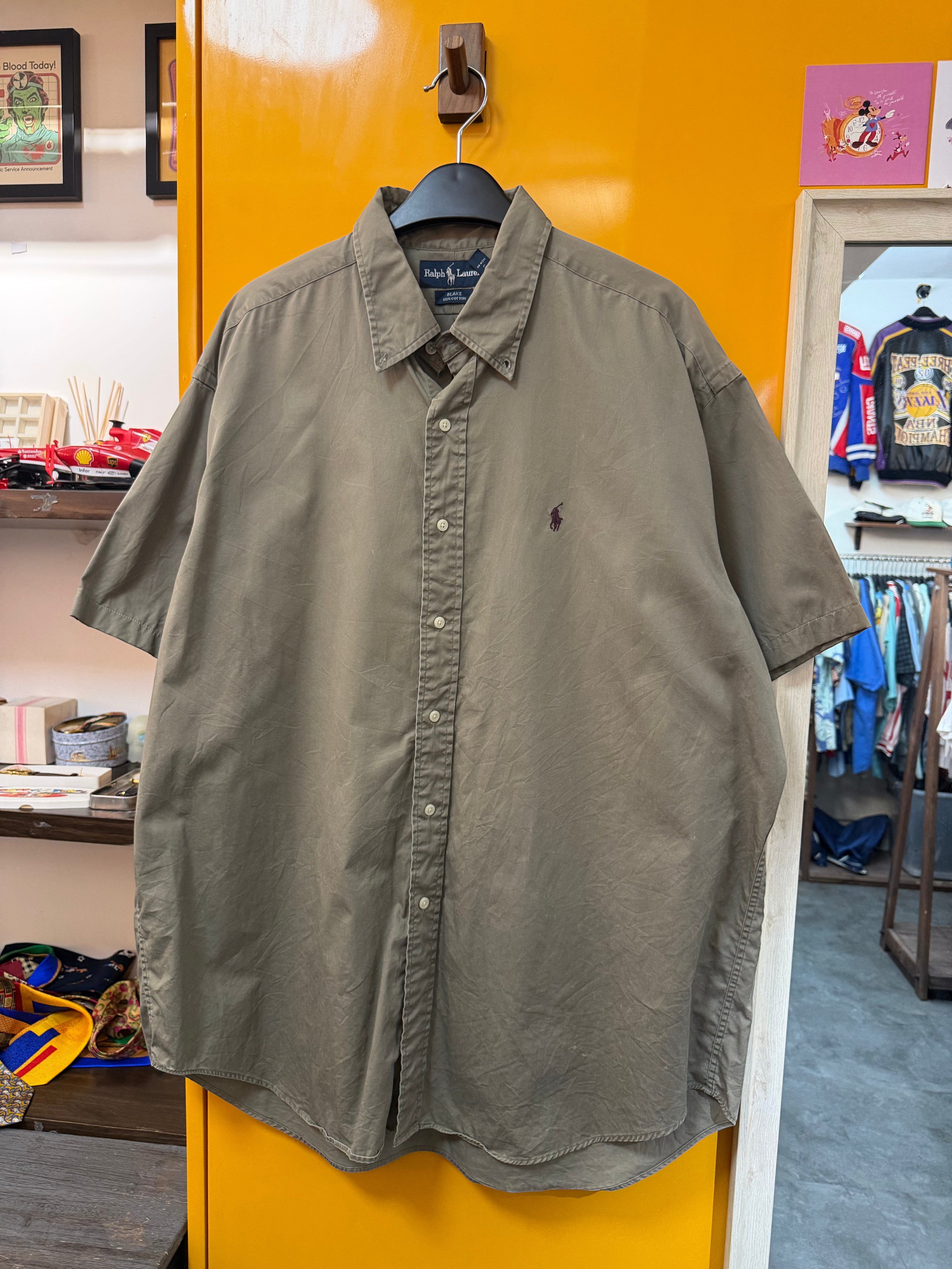 RALPH LAUREN SHORT SLEEVE SHIRT - 2XL
