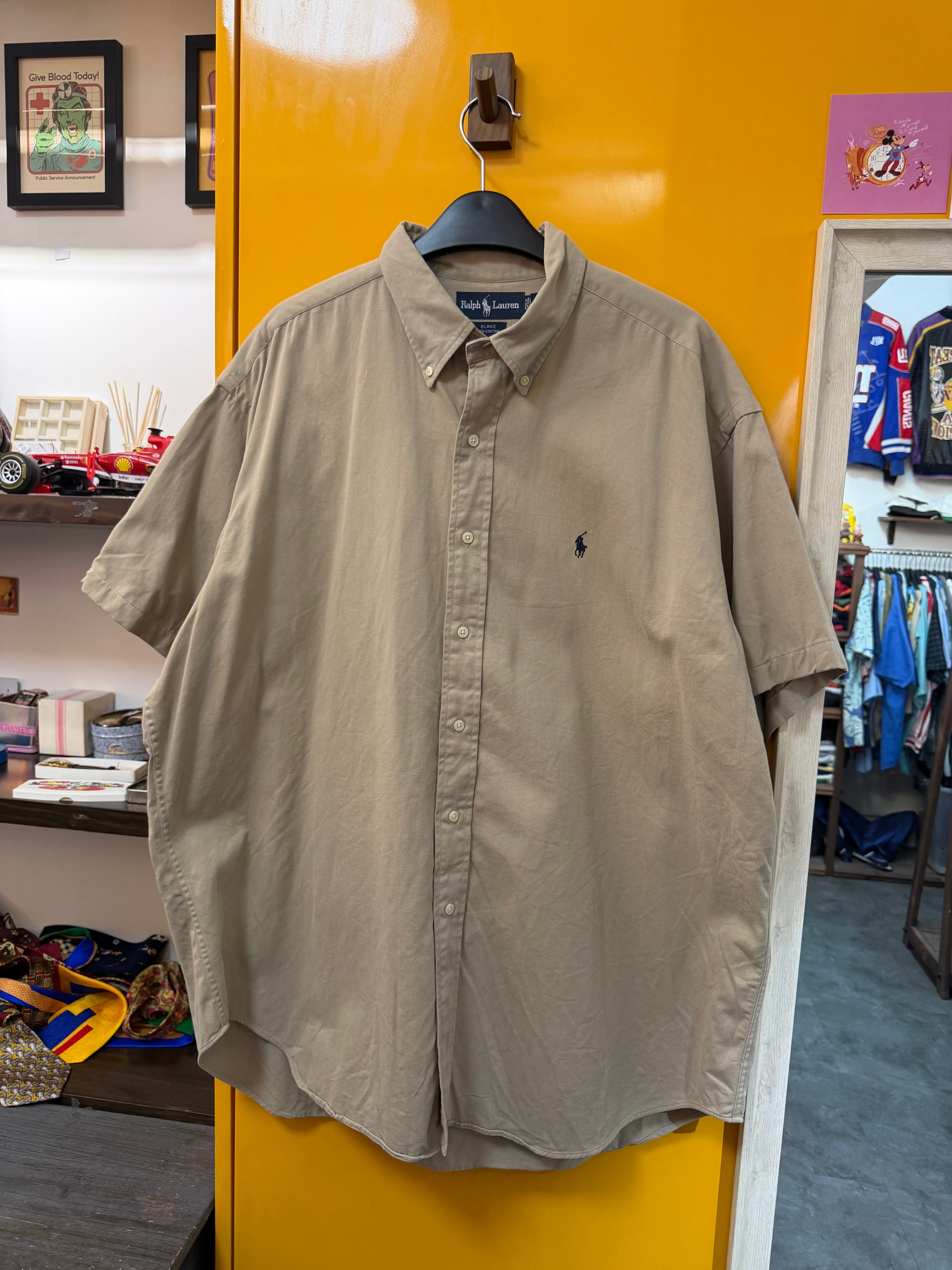 RALPH LAUREN SHORT SLEEVE SHIRT - XL
