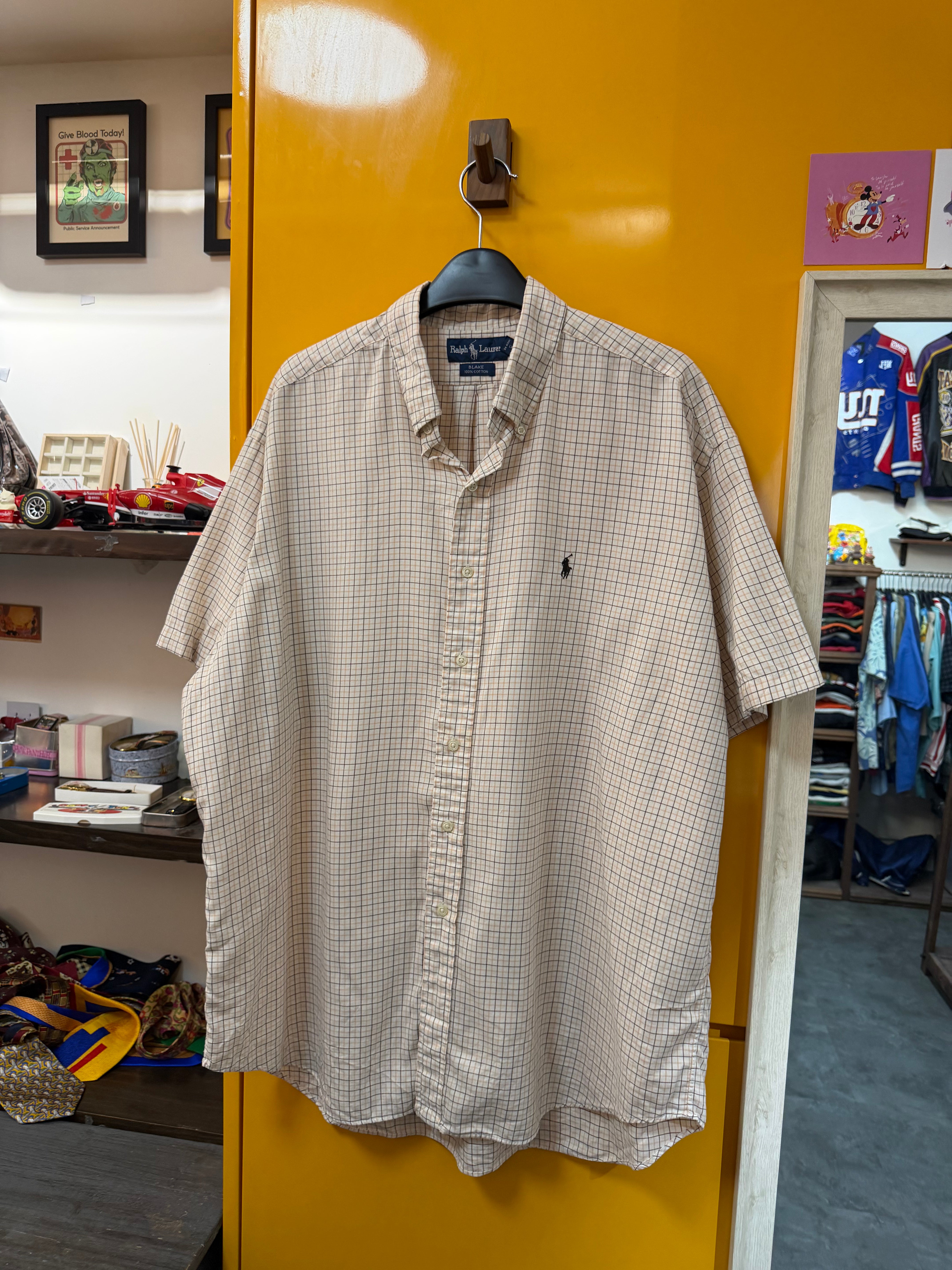 RALPH LAUREN SHORT SLEEVE SHIRT - 2XL