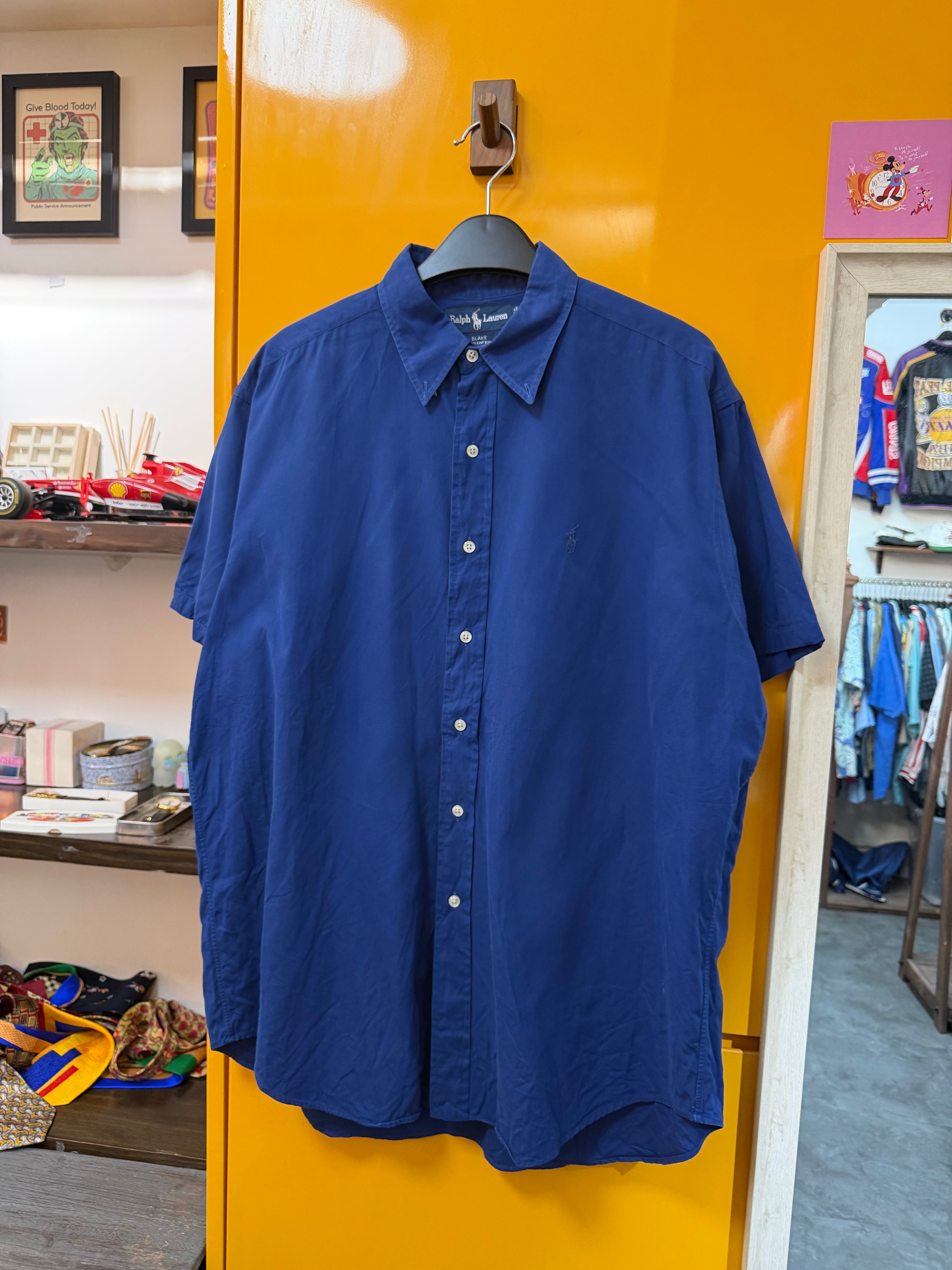 RALPH LAUREN SHORT SLEEVE SHIRT - XL