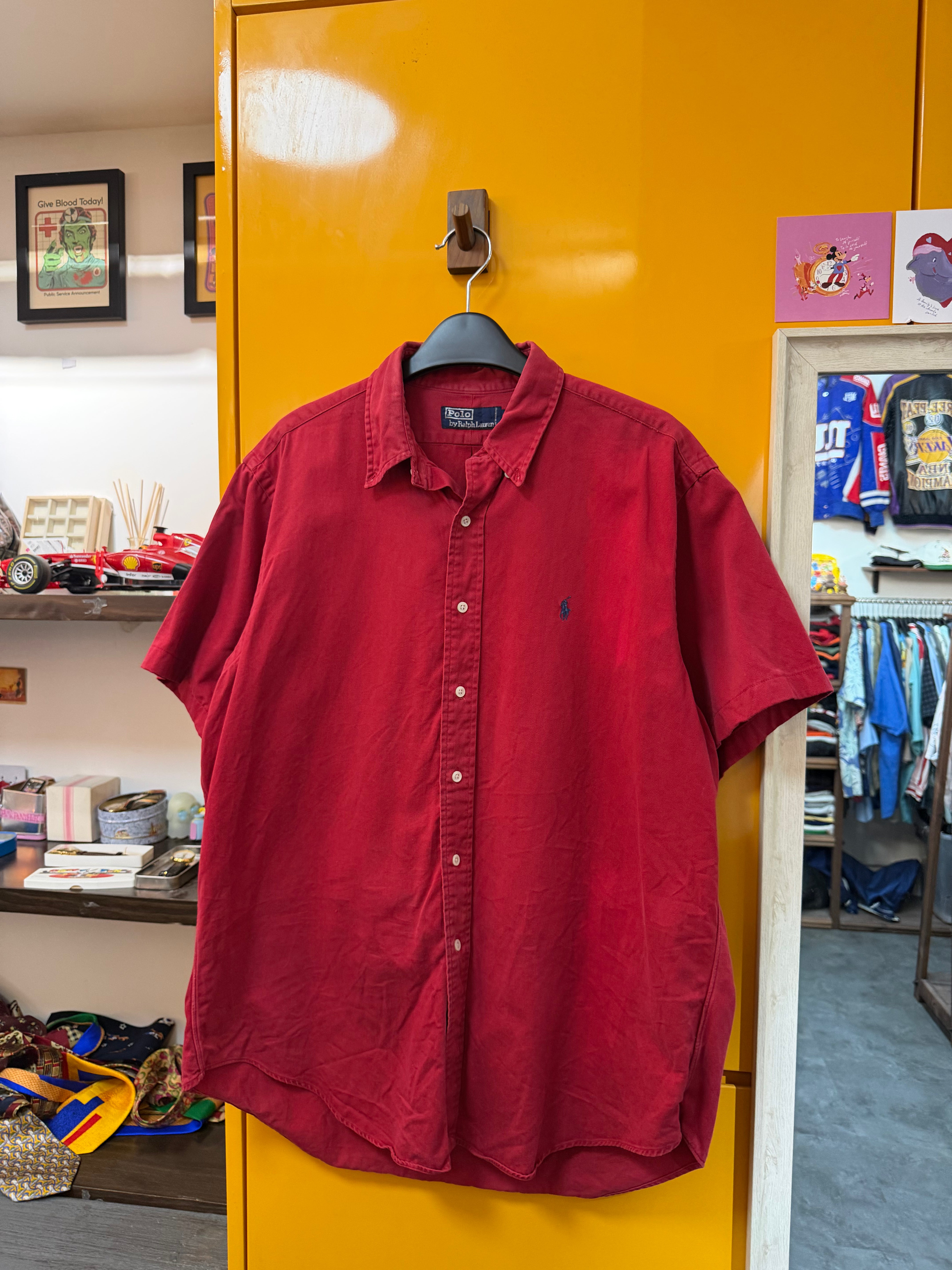 RALPH LAUREN SHORT SLEEVE SHIRT - XL