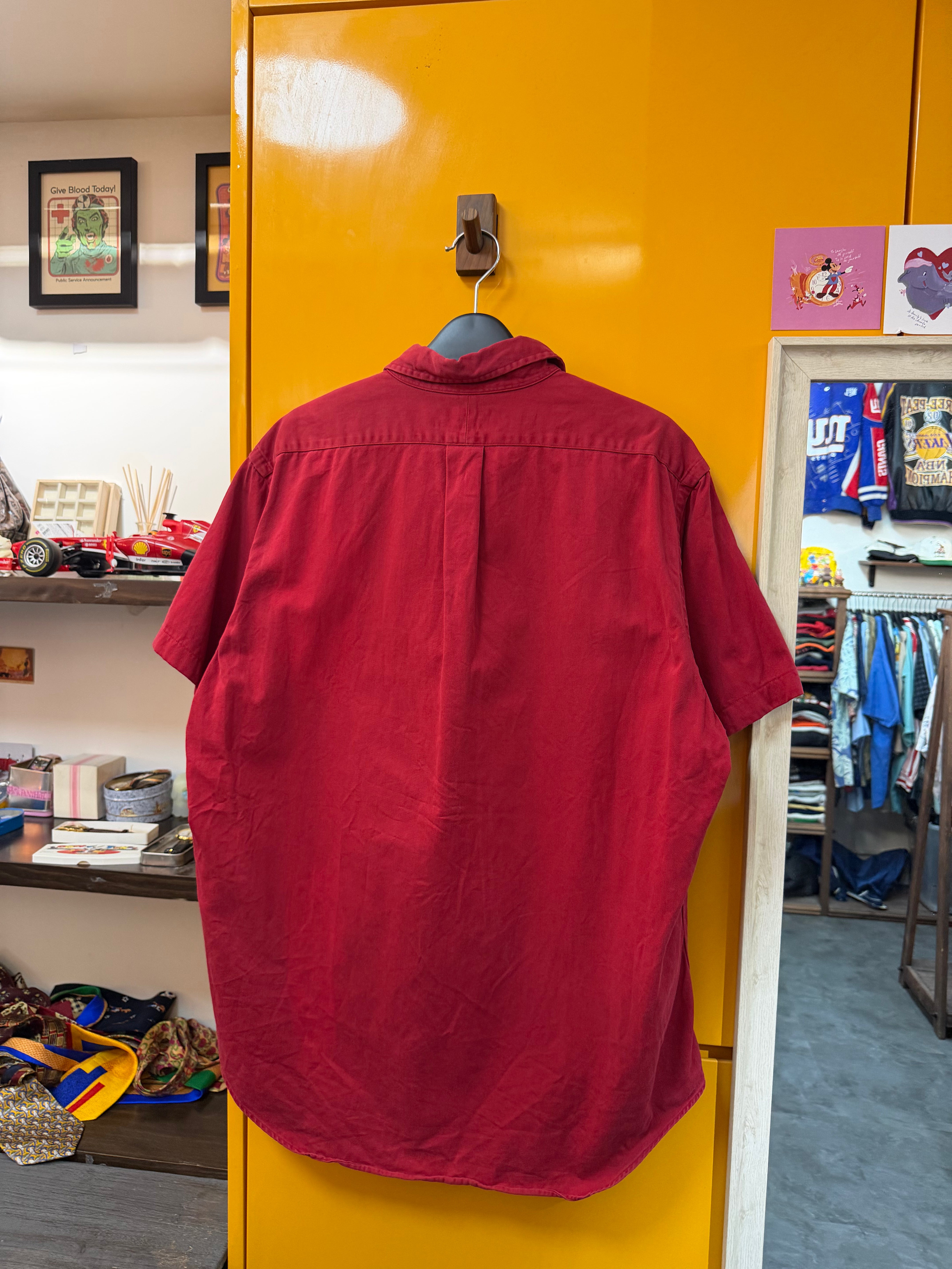 RALPH LAUREN SHORT SLEEVE SHIRT - XL