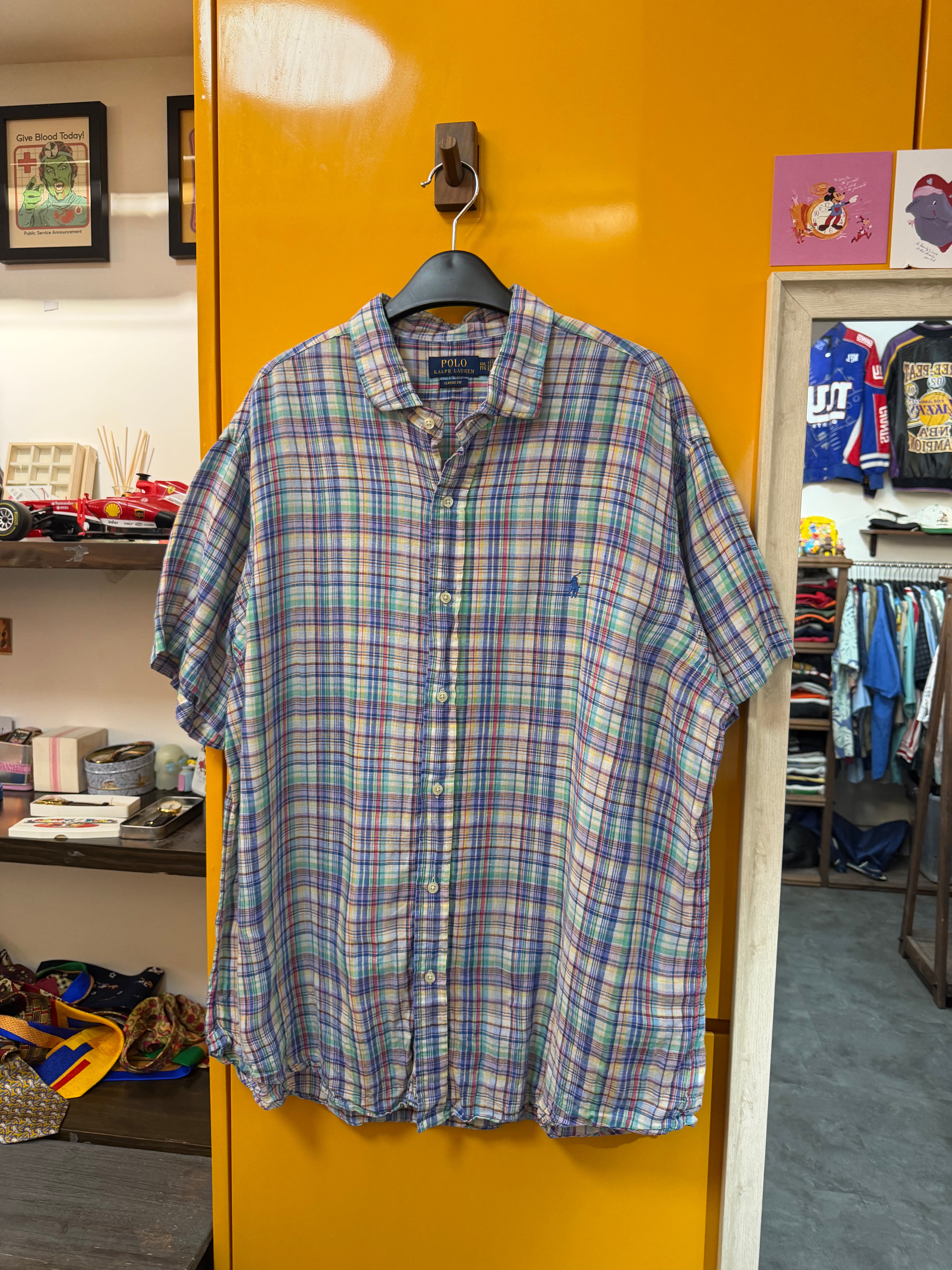 RALPH LAUREN SHORT SLEEVE SHIRT - 2XL