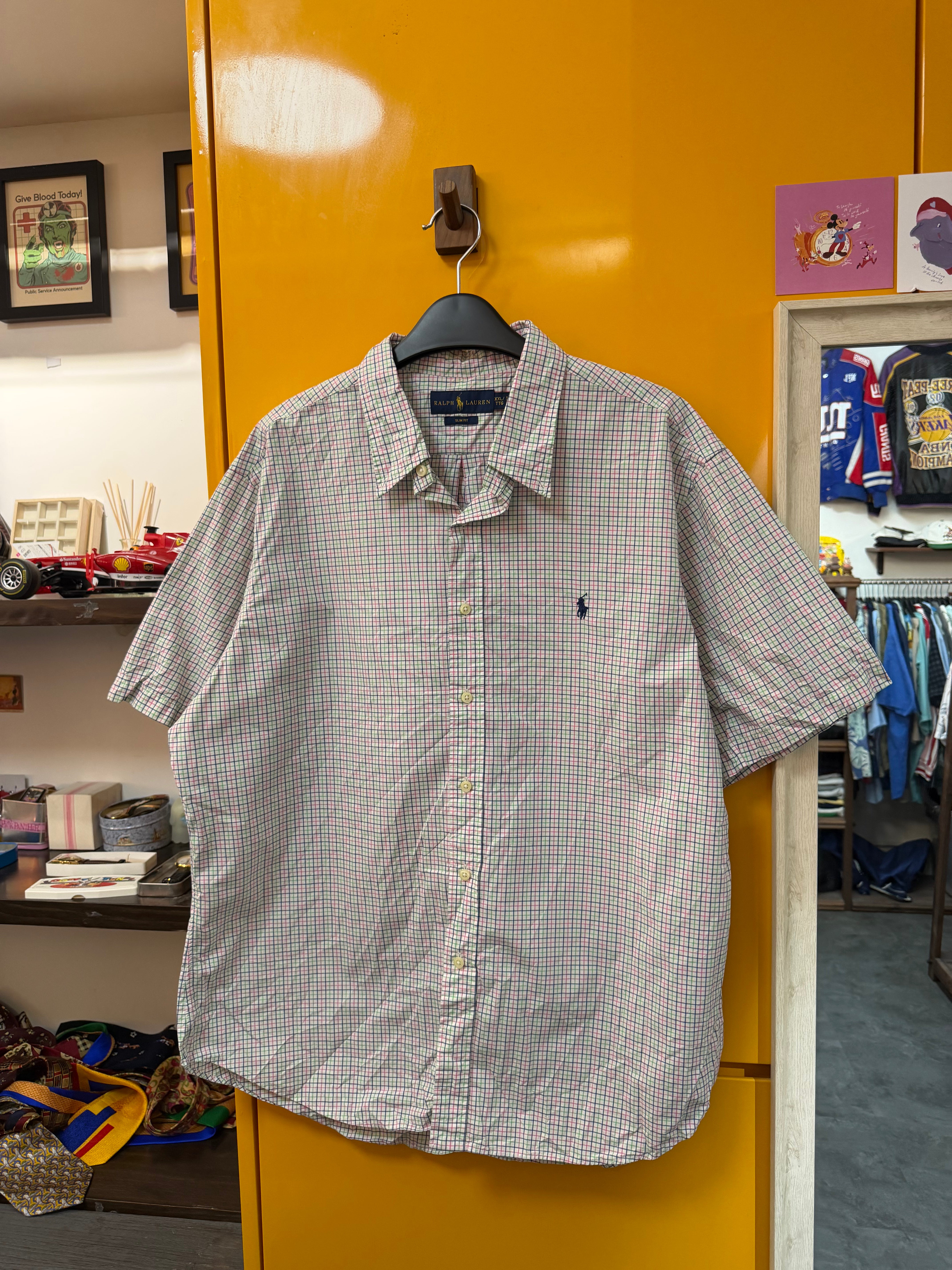 RALPH LAUREN SHORT SLEEVE SHIRT - XL