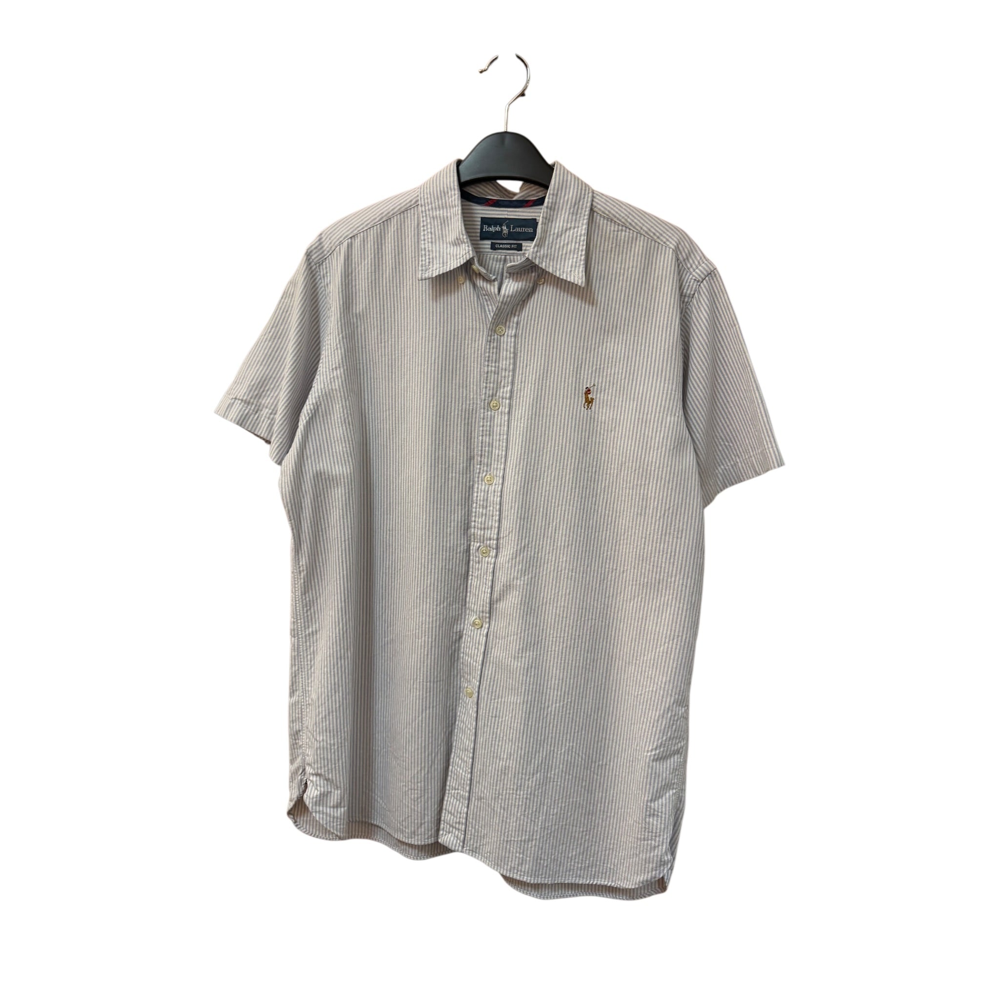 RALPH LAUREN SHORT SLEEVE SHIRT - L