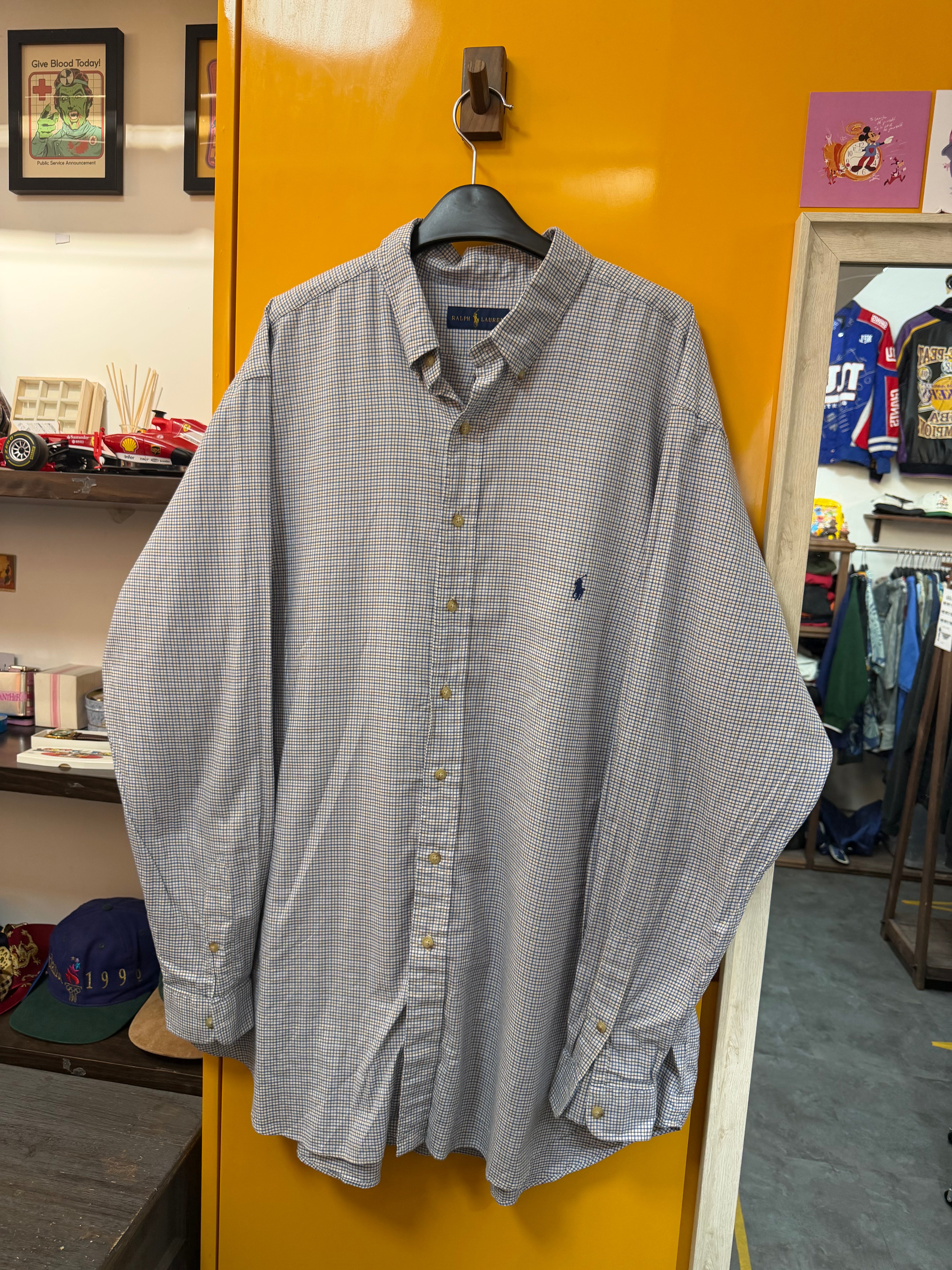 RALPH LAUREN LONG SLEEVE SHIRT - 3XL