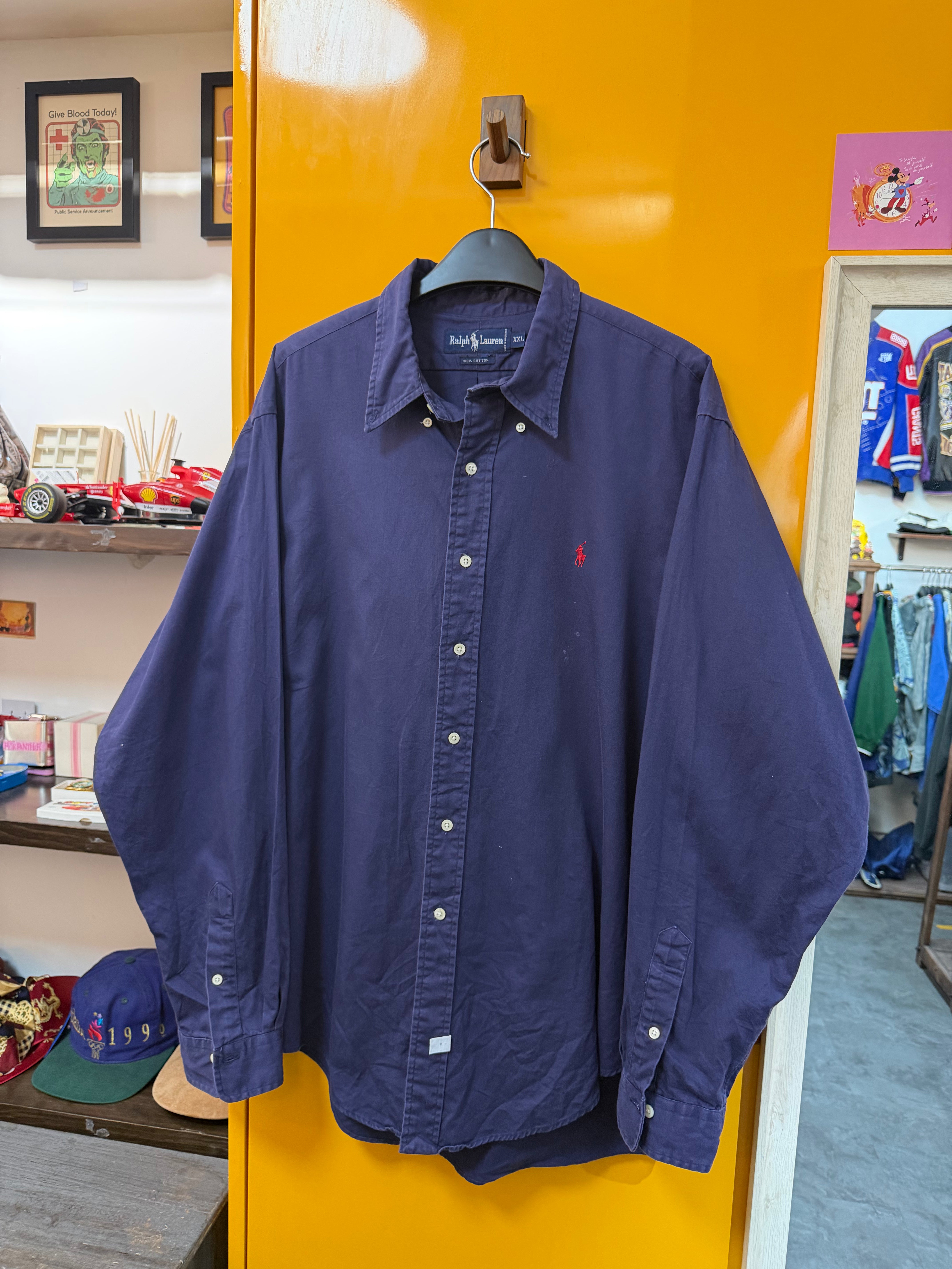 RALPH LAUREN LONG SLEEVE SHIRT - XL-2XL