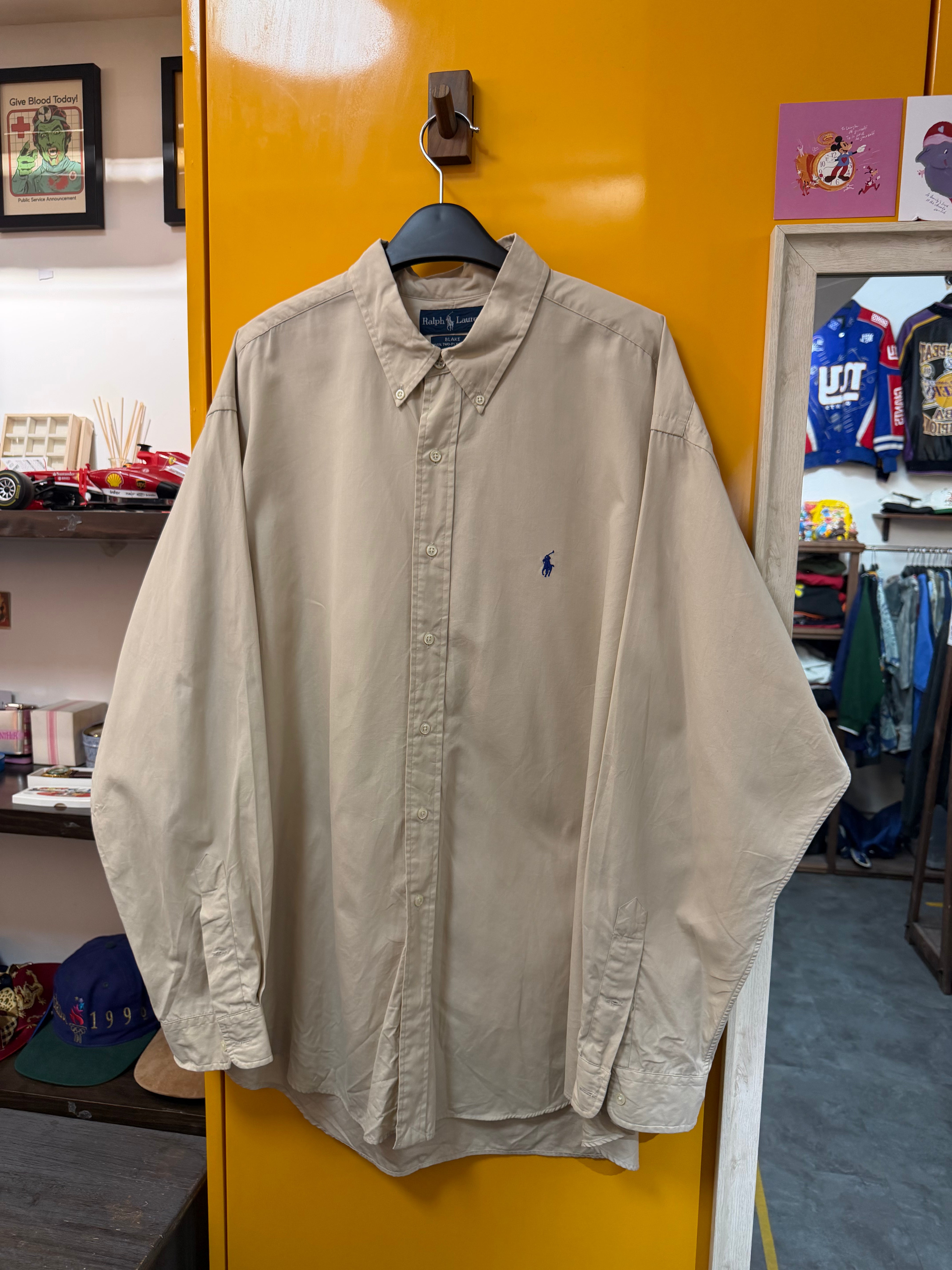 RALPH LAUREN LONG SLEEVE SHIRT - 2XL