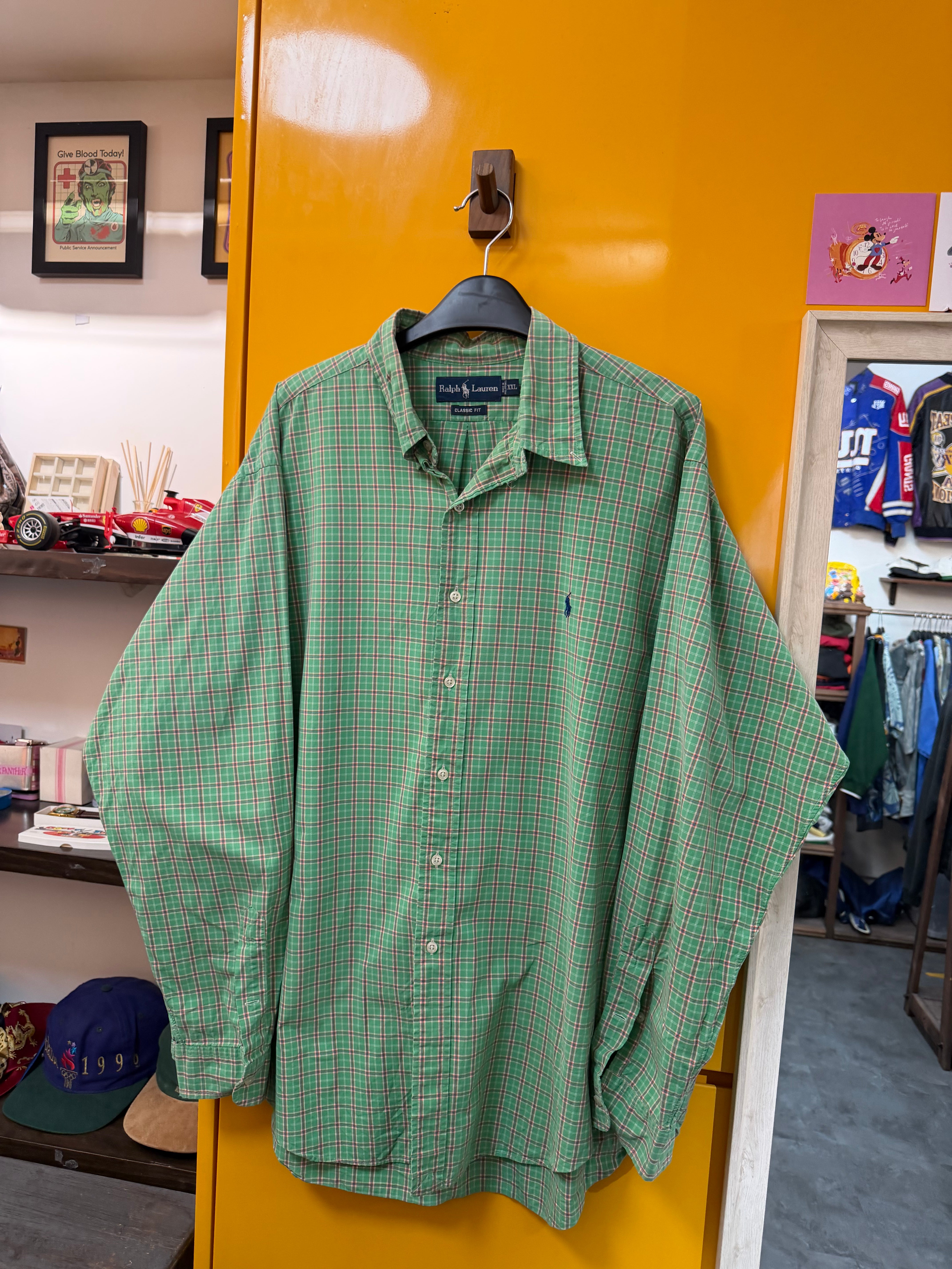 RALPH LAUREN LONG SLEEVE SHIRT - 2XL