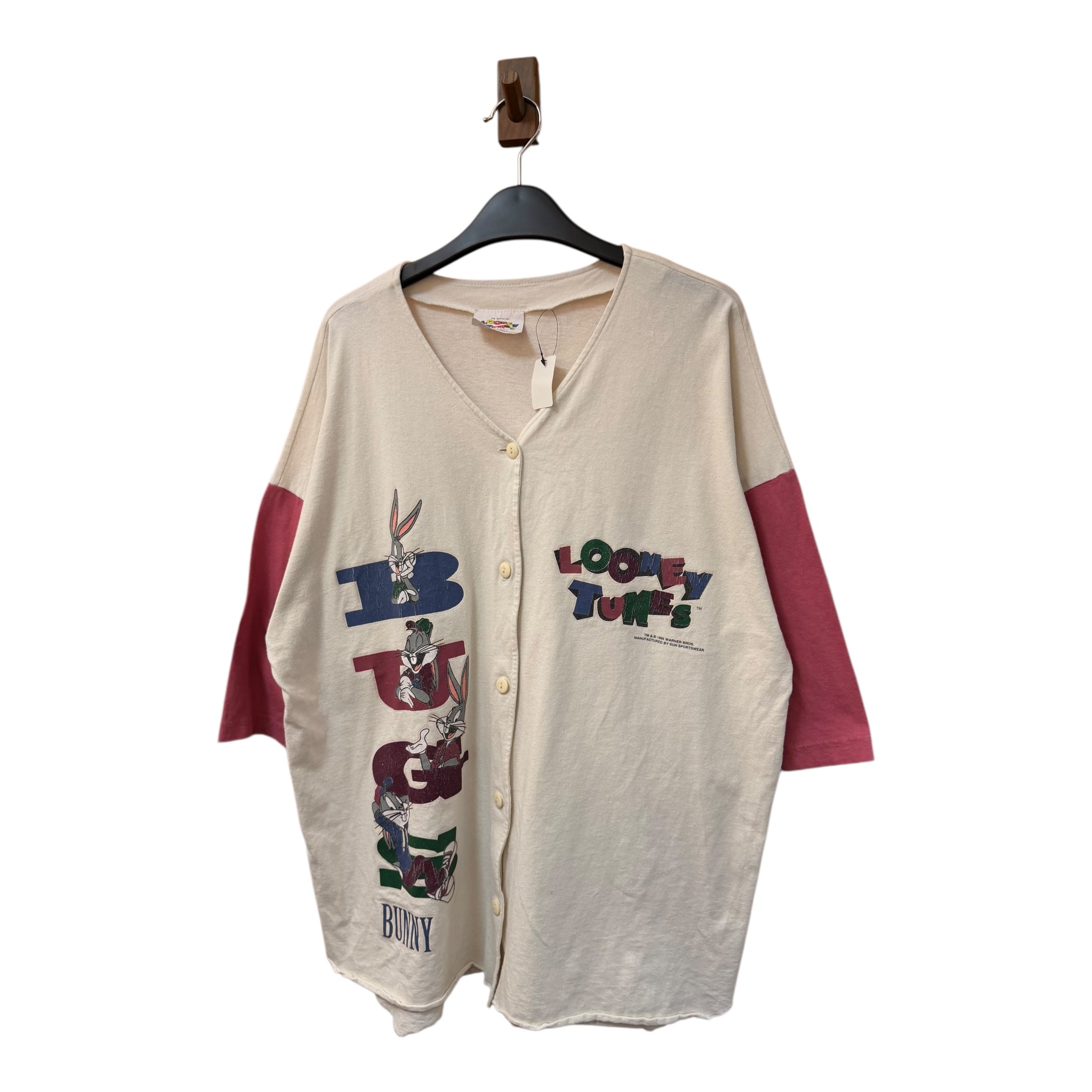 LOONEY TUNES BASEBALL SHIRT - L-XL
